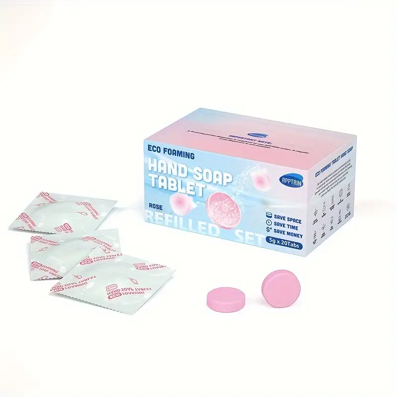 Pastillas Espumantes de Jabón de Manos APPTRIN – 20 Tabs