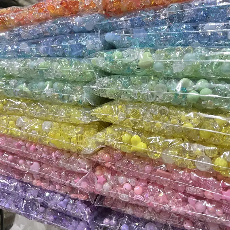 Cuentas de Acrílico Hechas a Mano (20g/Pack)