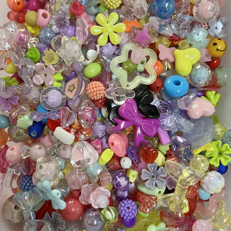 Cuentas de Acrílico Hechas a Mano (20g/Pack)