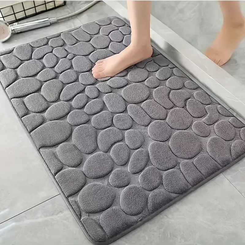 Alfombra de Baño de Coral de Lana
