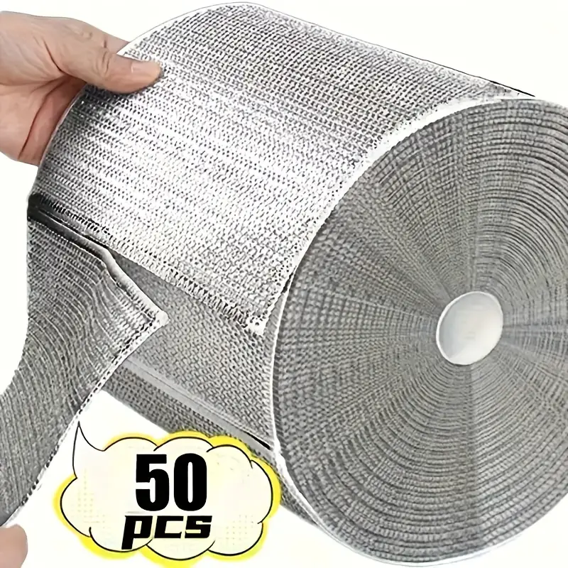 Paños de Limpieza Reutilizables EcoClean (50 Unidades)