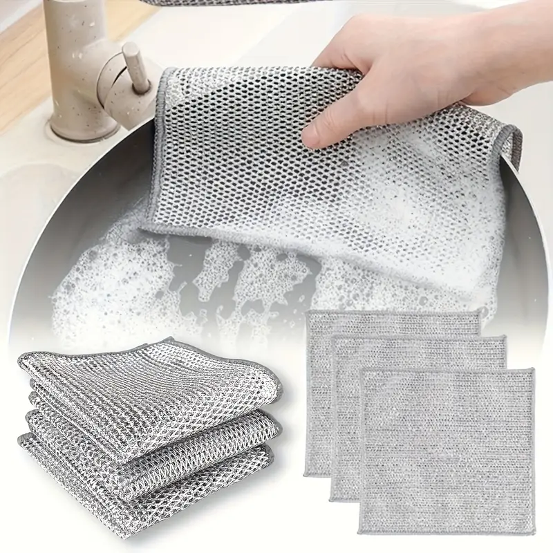 Paños de Limpieza Reutilizables EcoClean (50 Unidades)