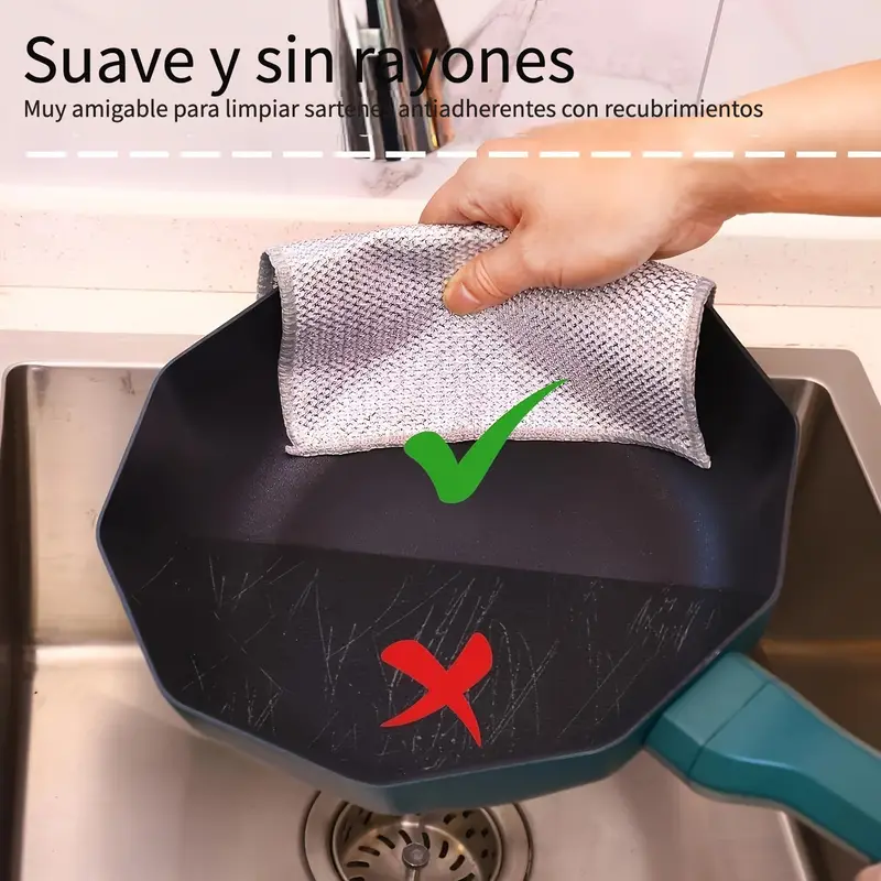 Paños de Limpieza Reutilizables EcoClean (50 Unidades)