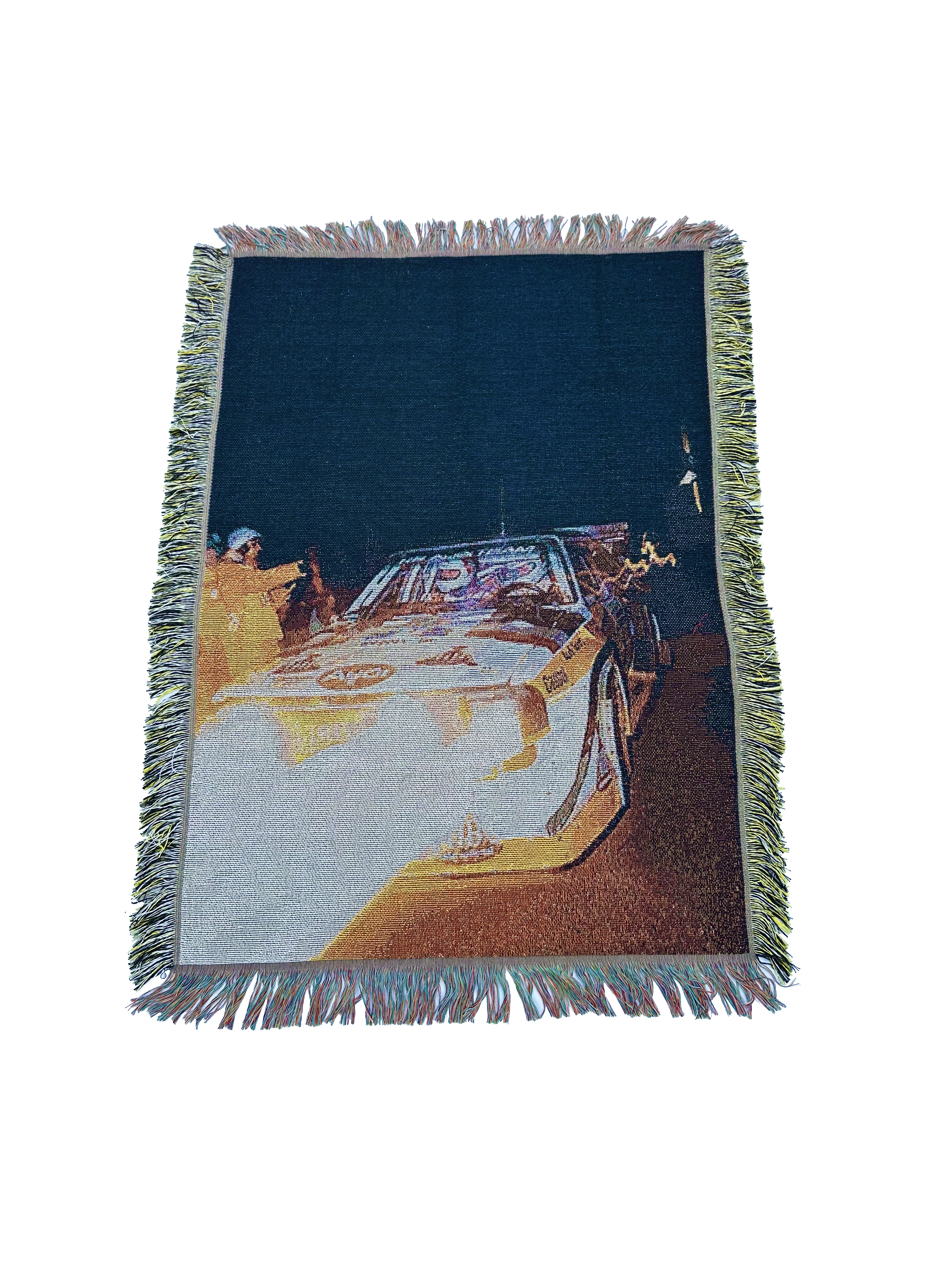 Audi Quattro Rally Woven Tapestry