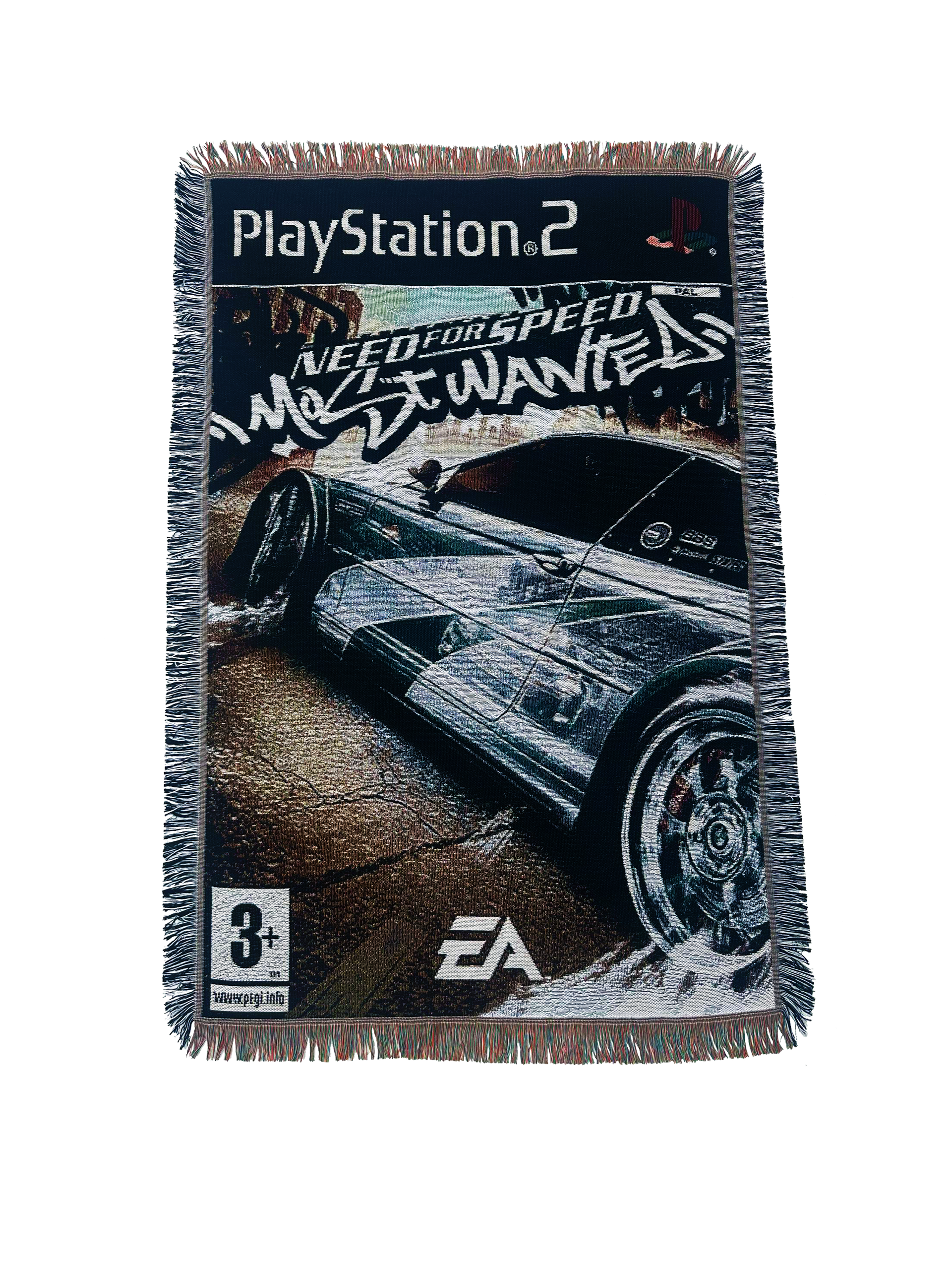 PS2 NFS Most Wanted Woven Tapestry