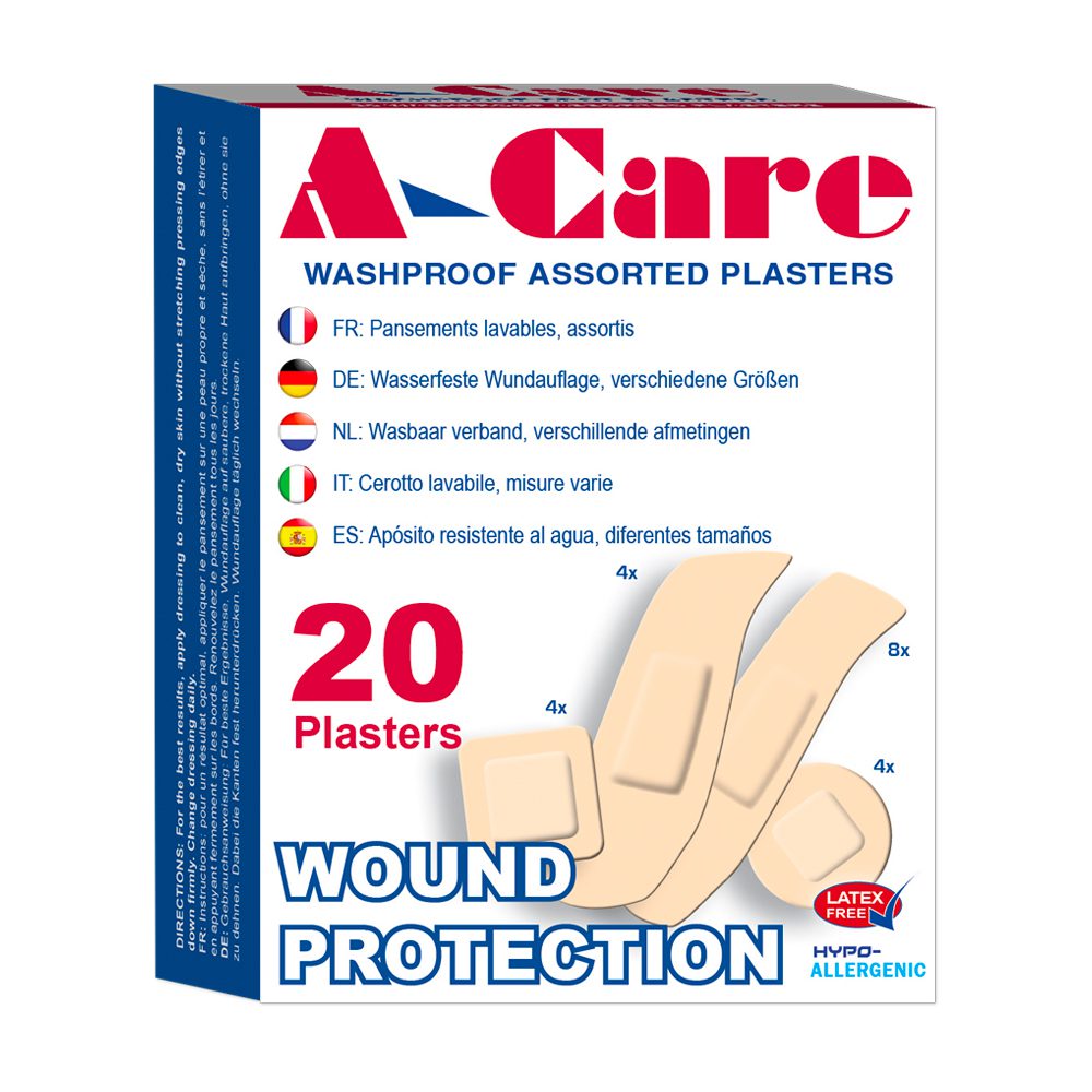 A-Care Washproof Assorted Plasters