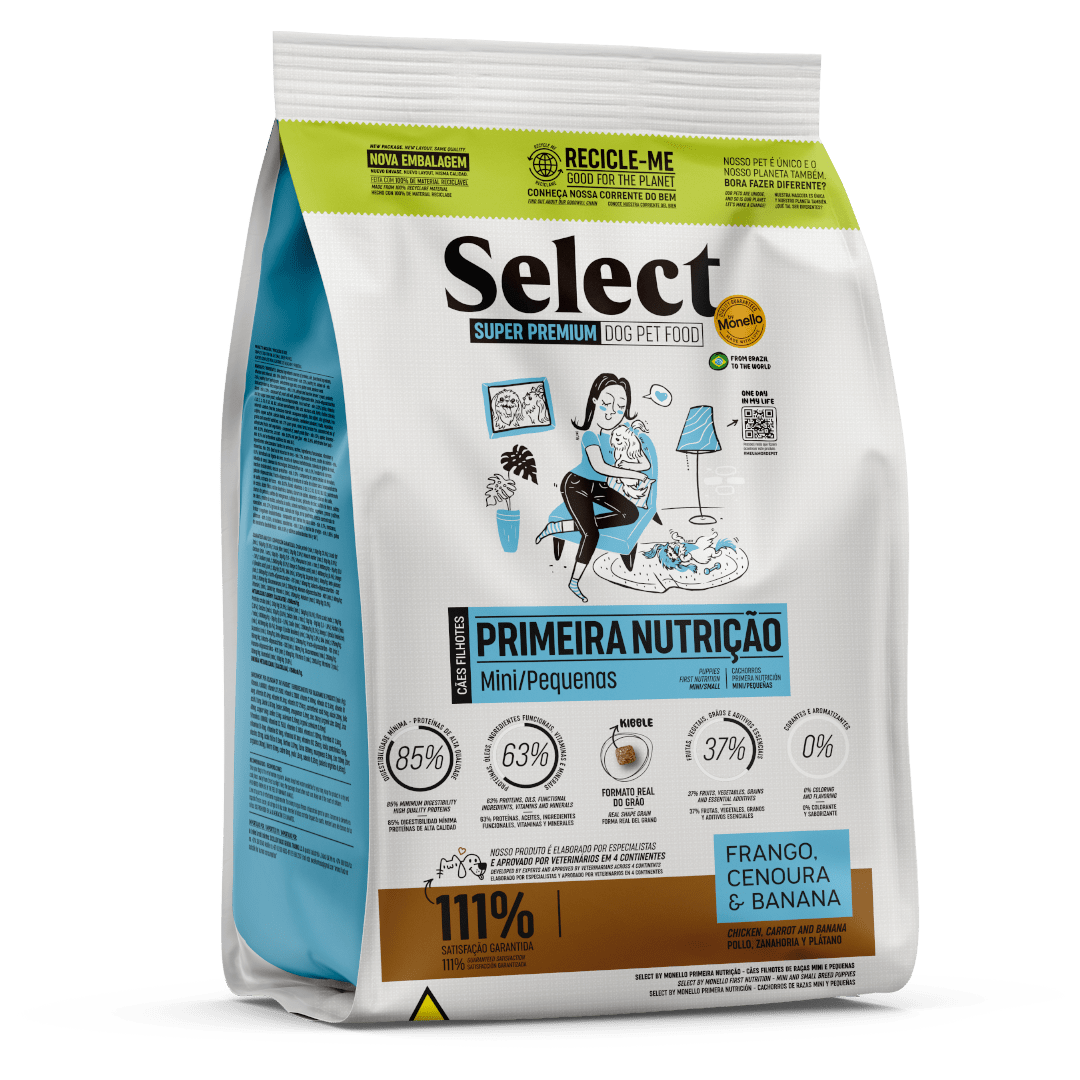 Monello Select Súper Premium Perros Cachorros Raza Mini/Pequeña 2 Kg