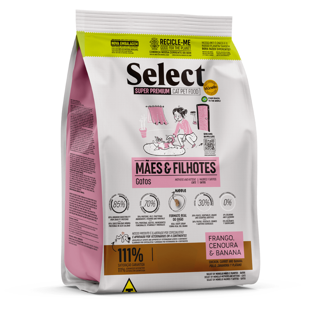 Monello Select Súper Premium Gatitos y Madres 1.5 Kg