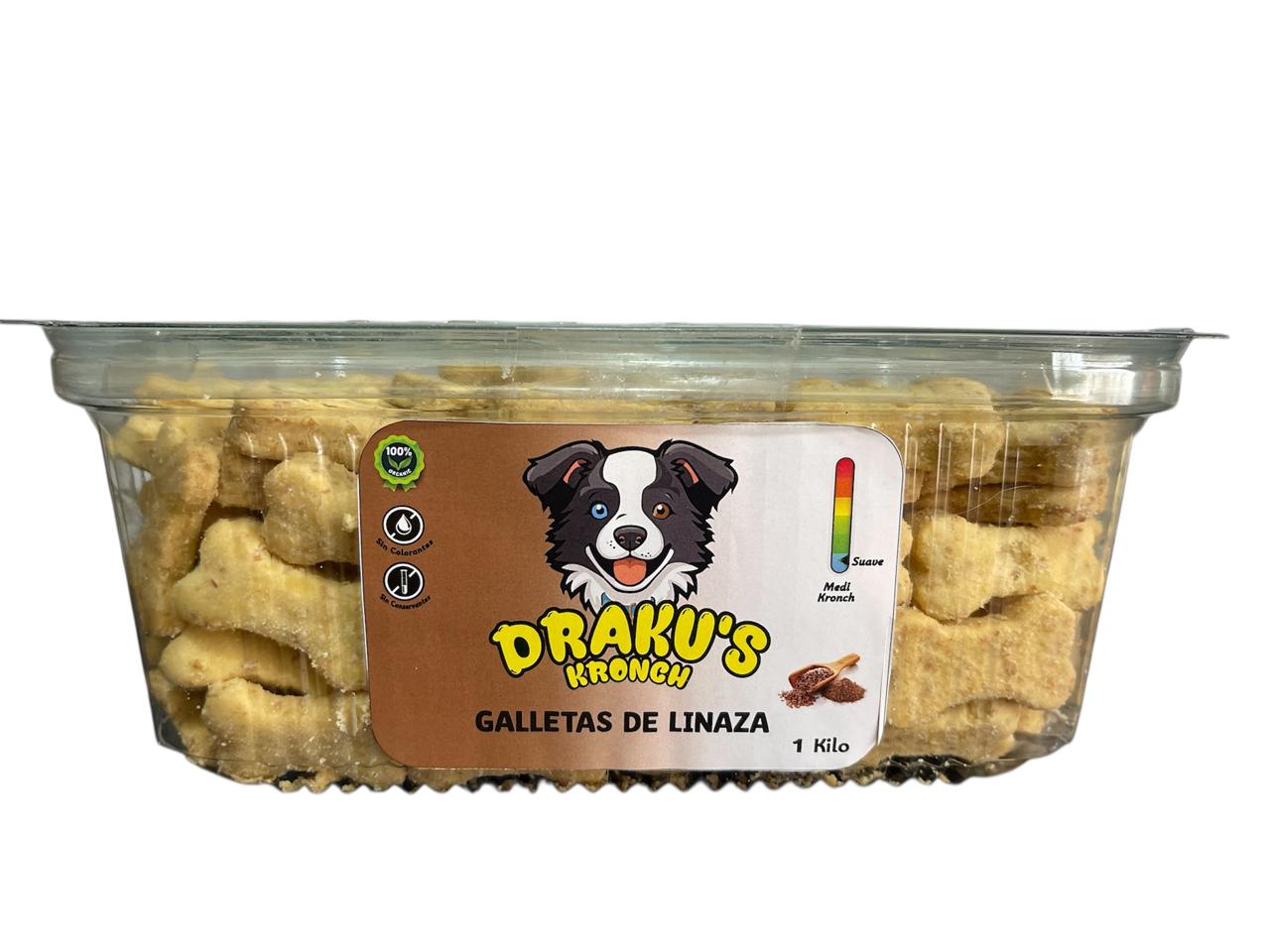 Galletas Naturales De Linaza Draku's Kronch