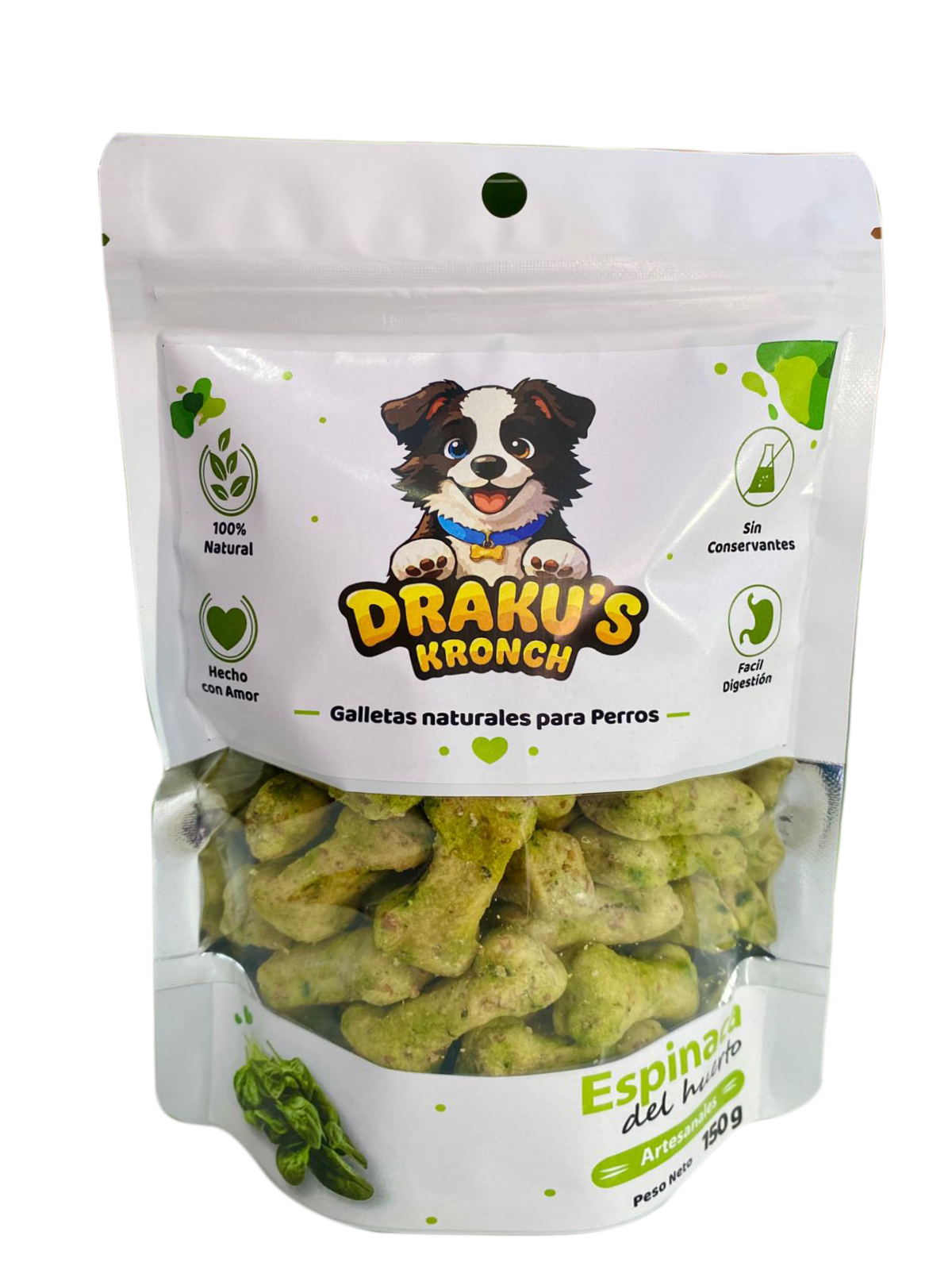 Galletas Draku's Kronch Espinaca
