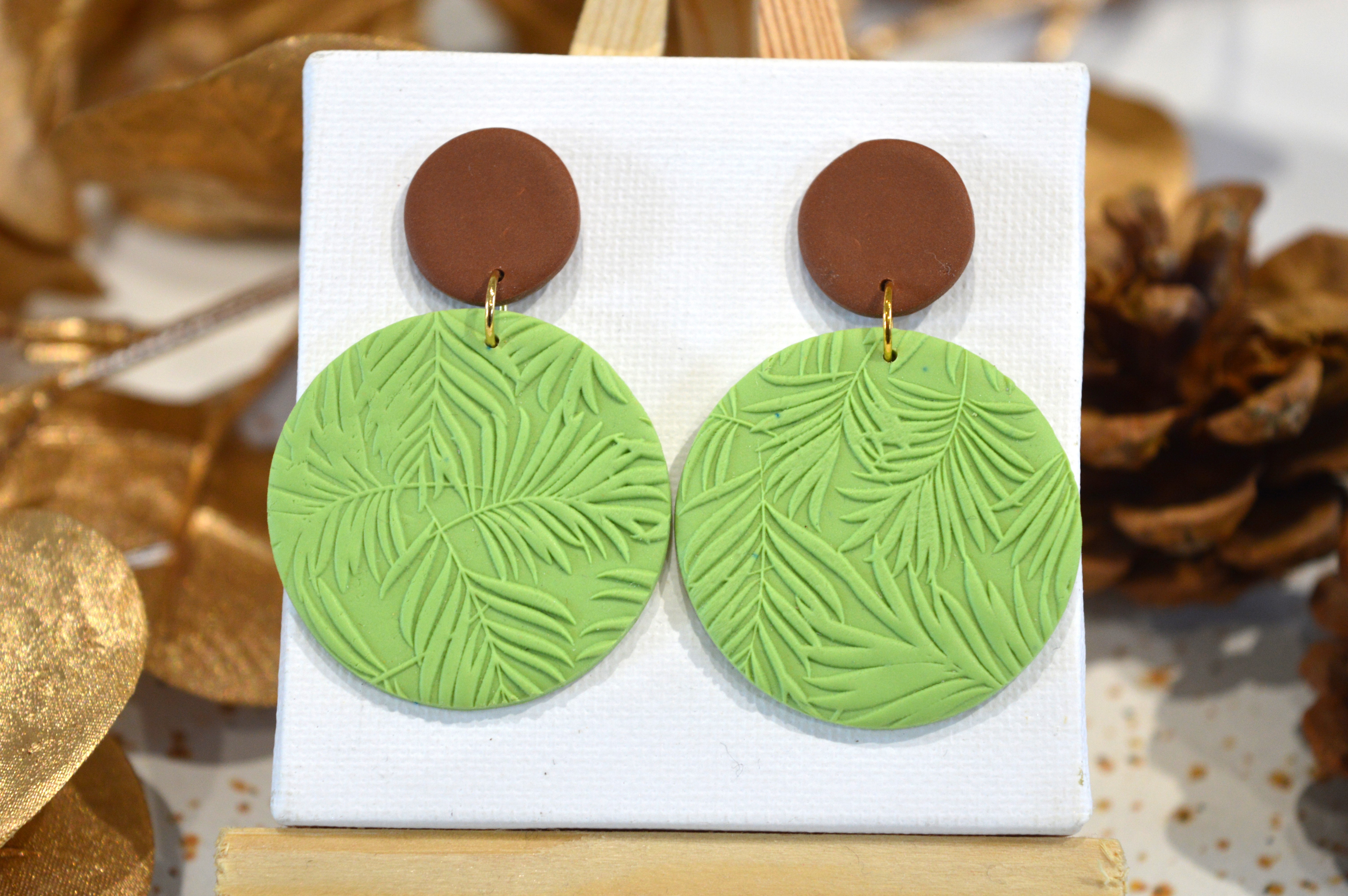 Boucles d'oreilles tropicales