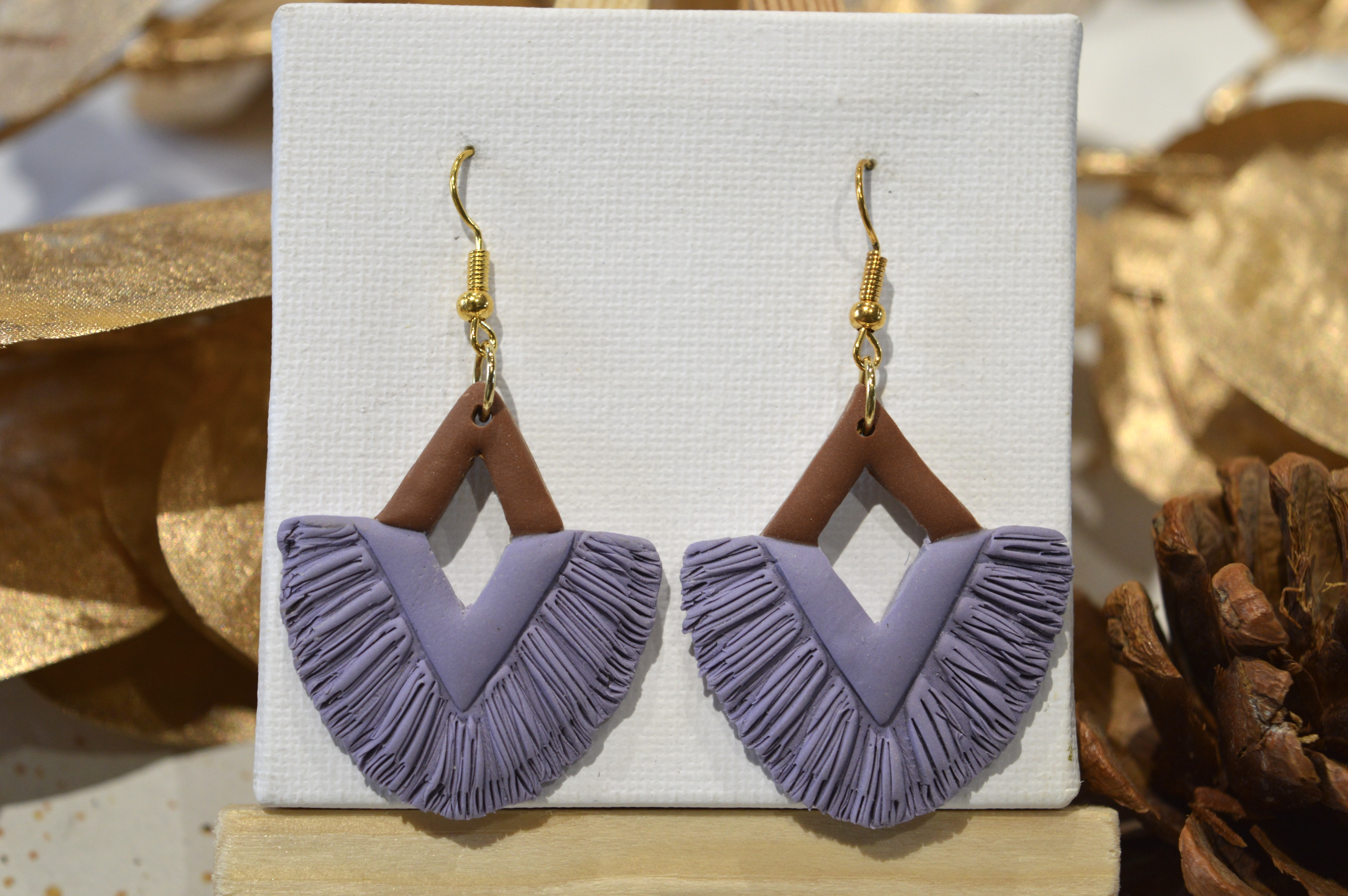 Macramé violet