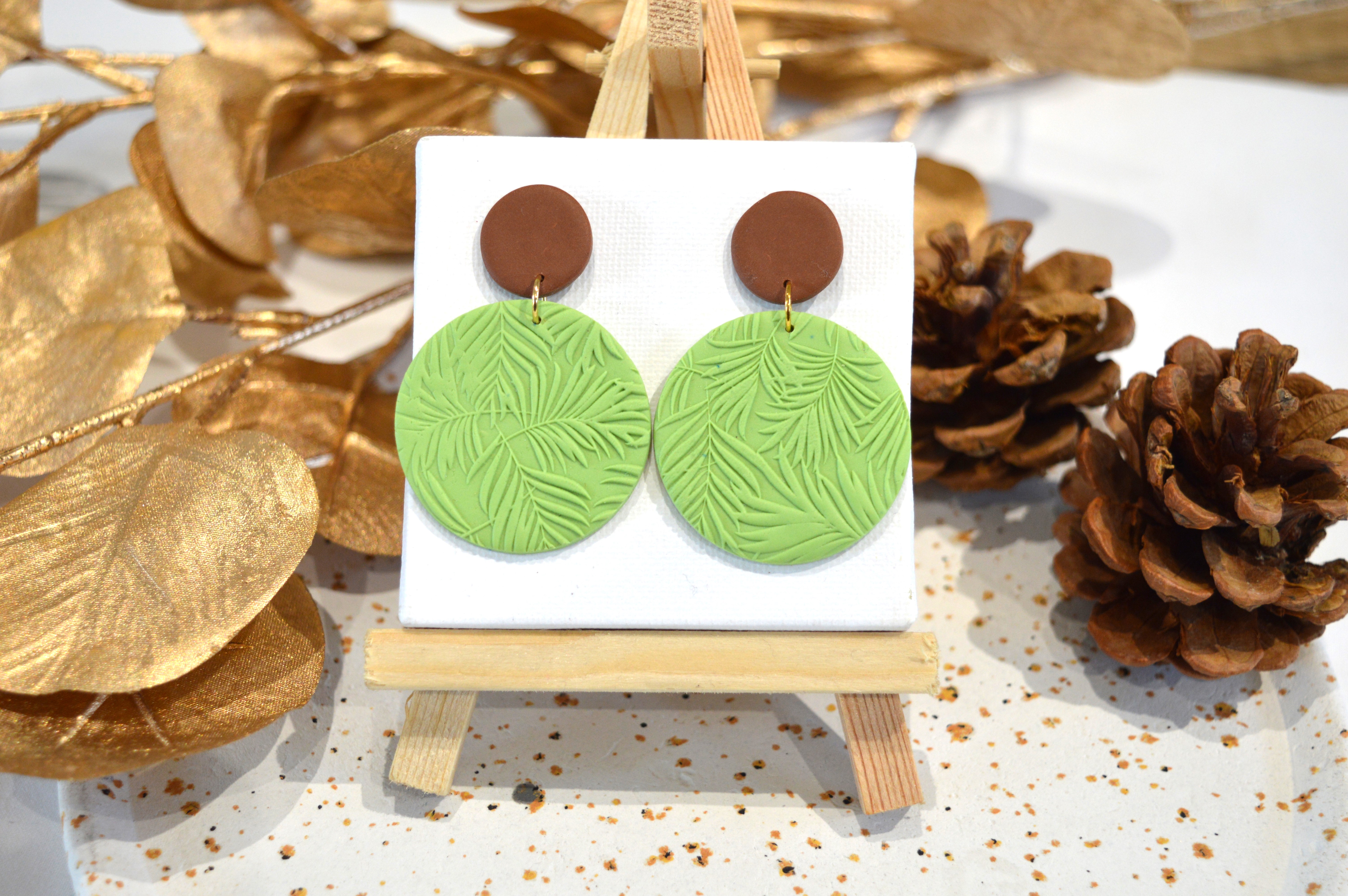 Boucles d'oreilles tropicales