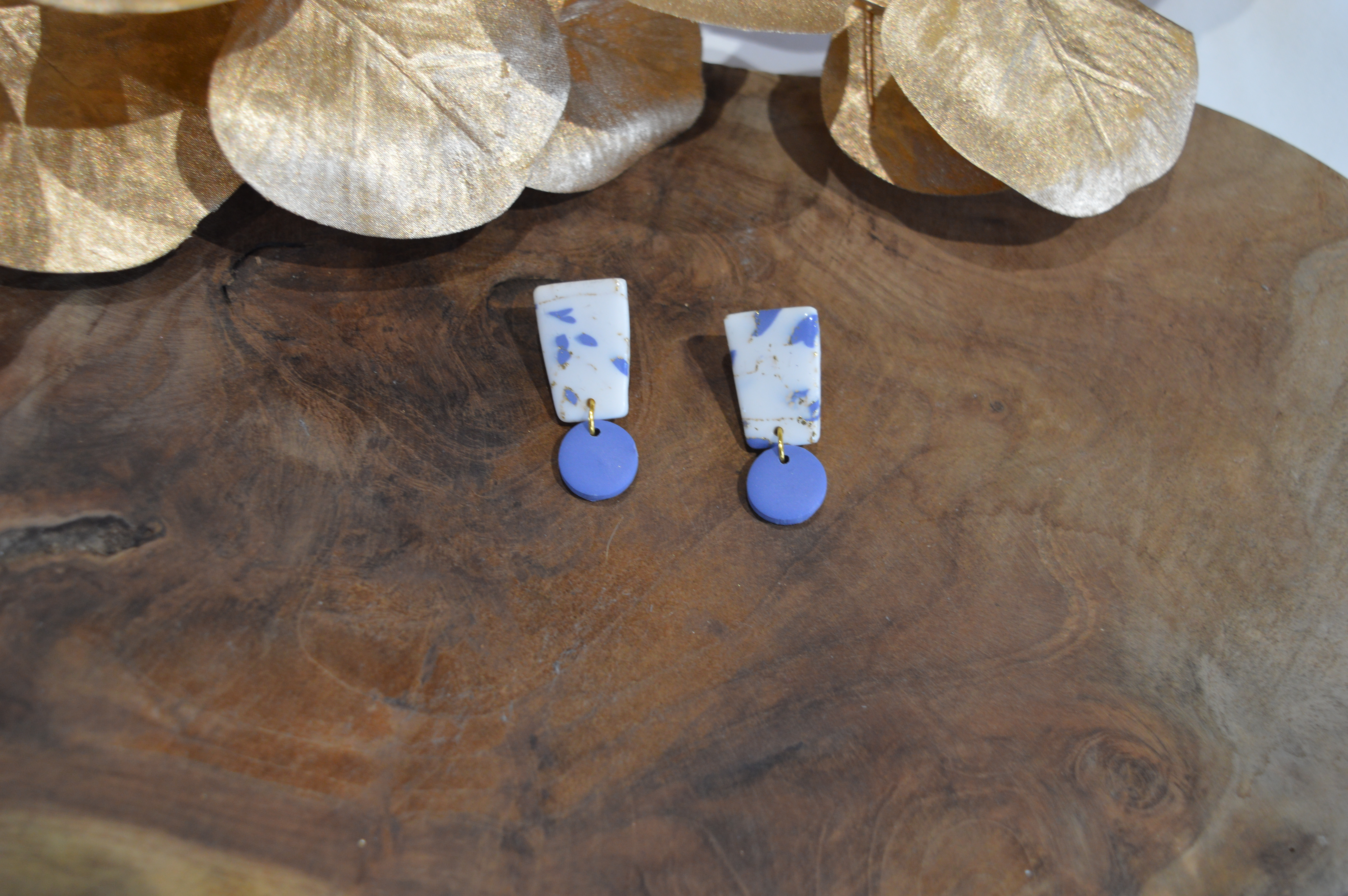 Eugénie bleu et blanche