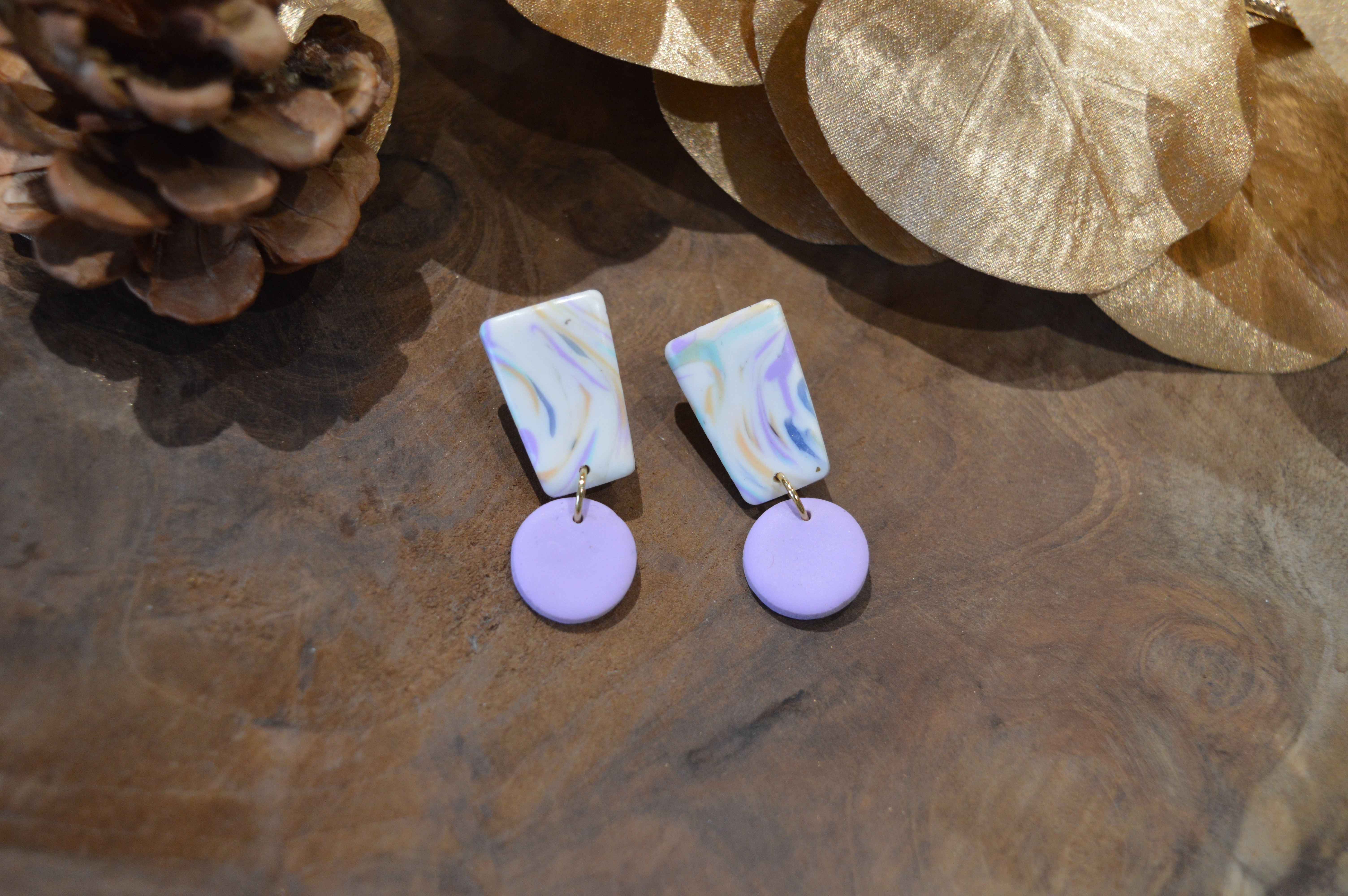 Eugénie pastel et violet