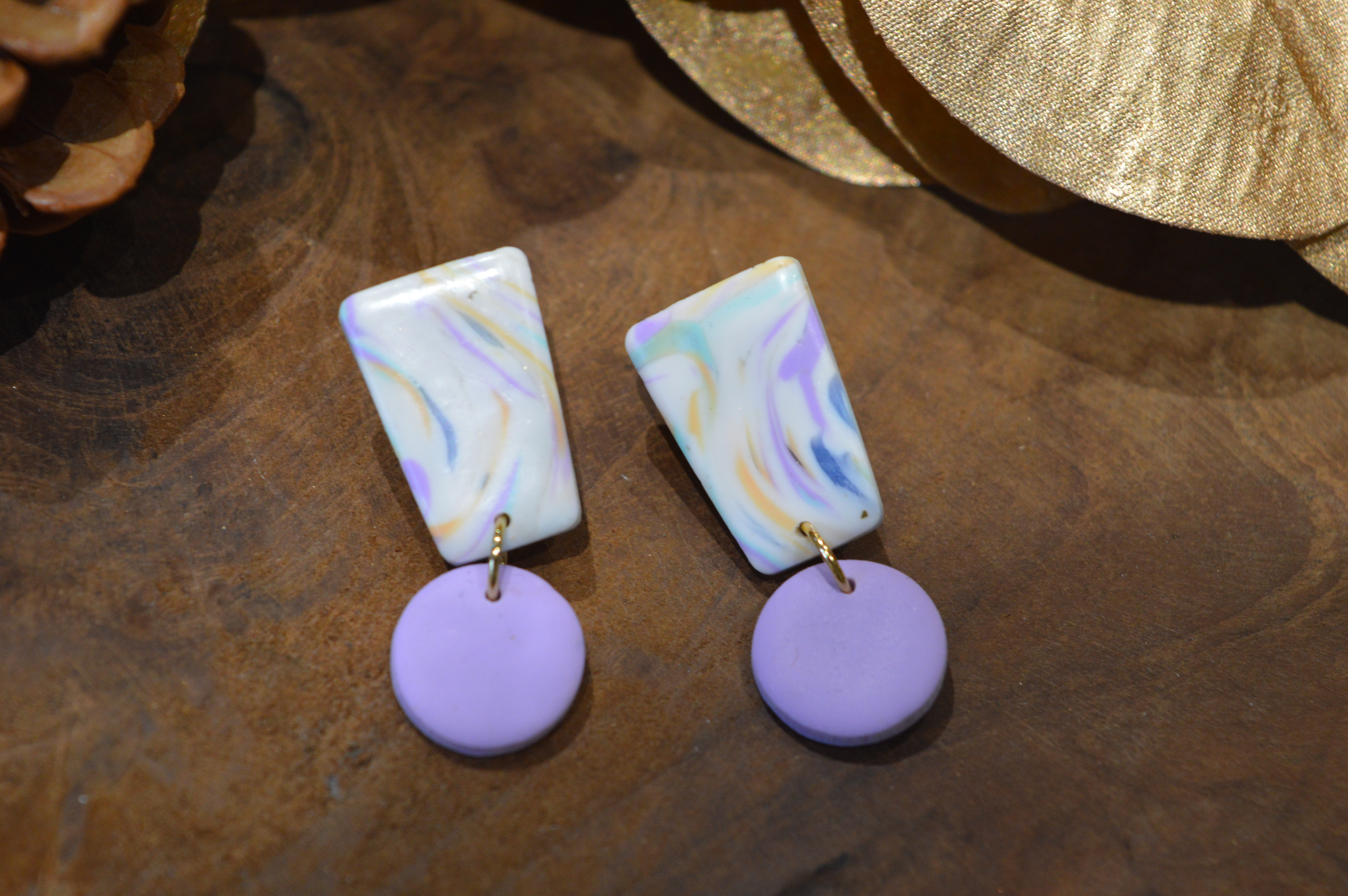 Eugénie pastel et violet