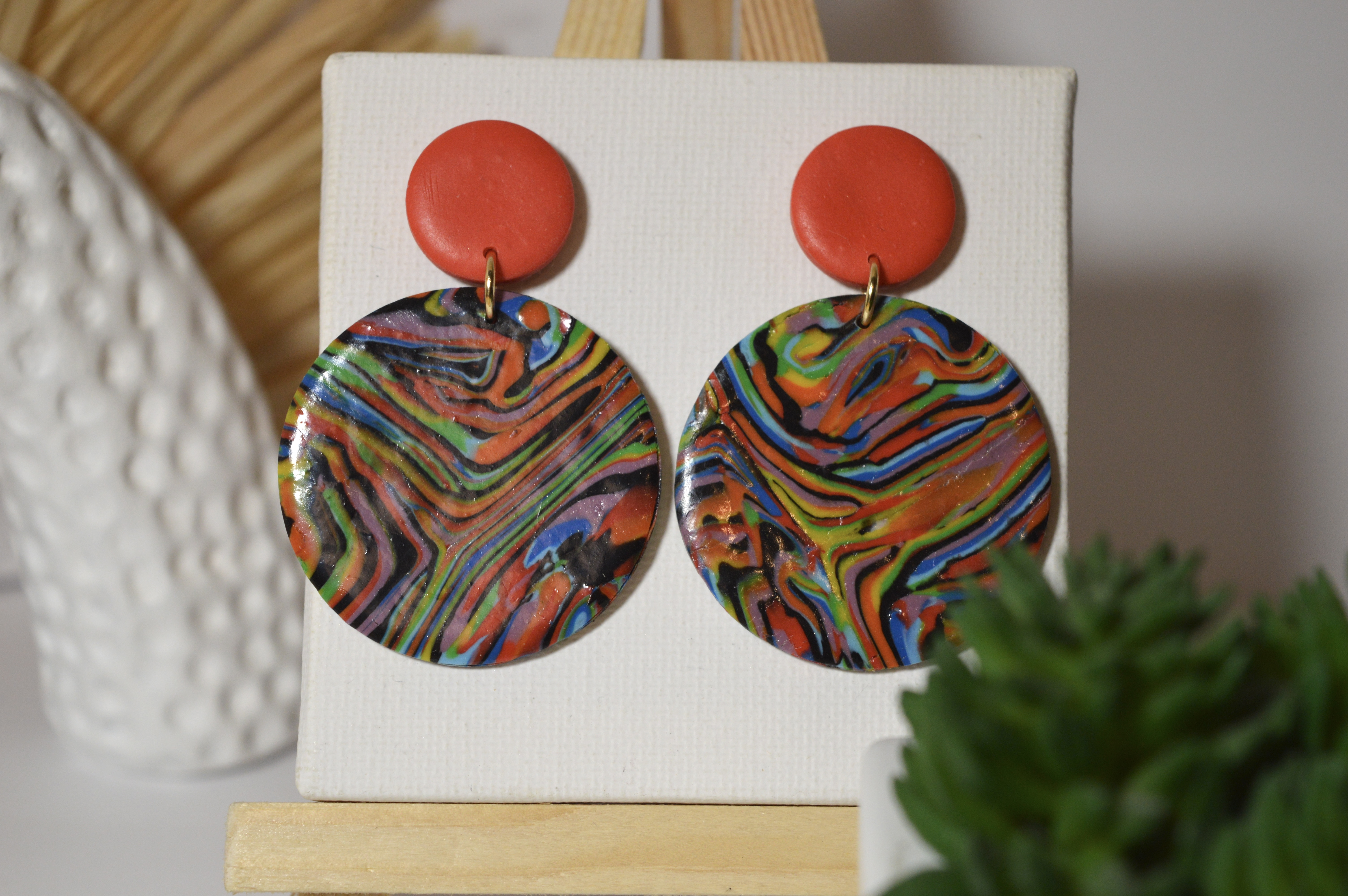 Boucles d'oreilles Micheline dans les méandres …