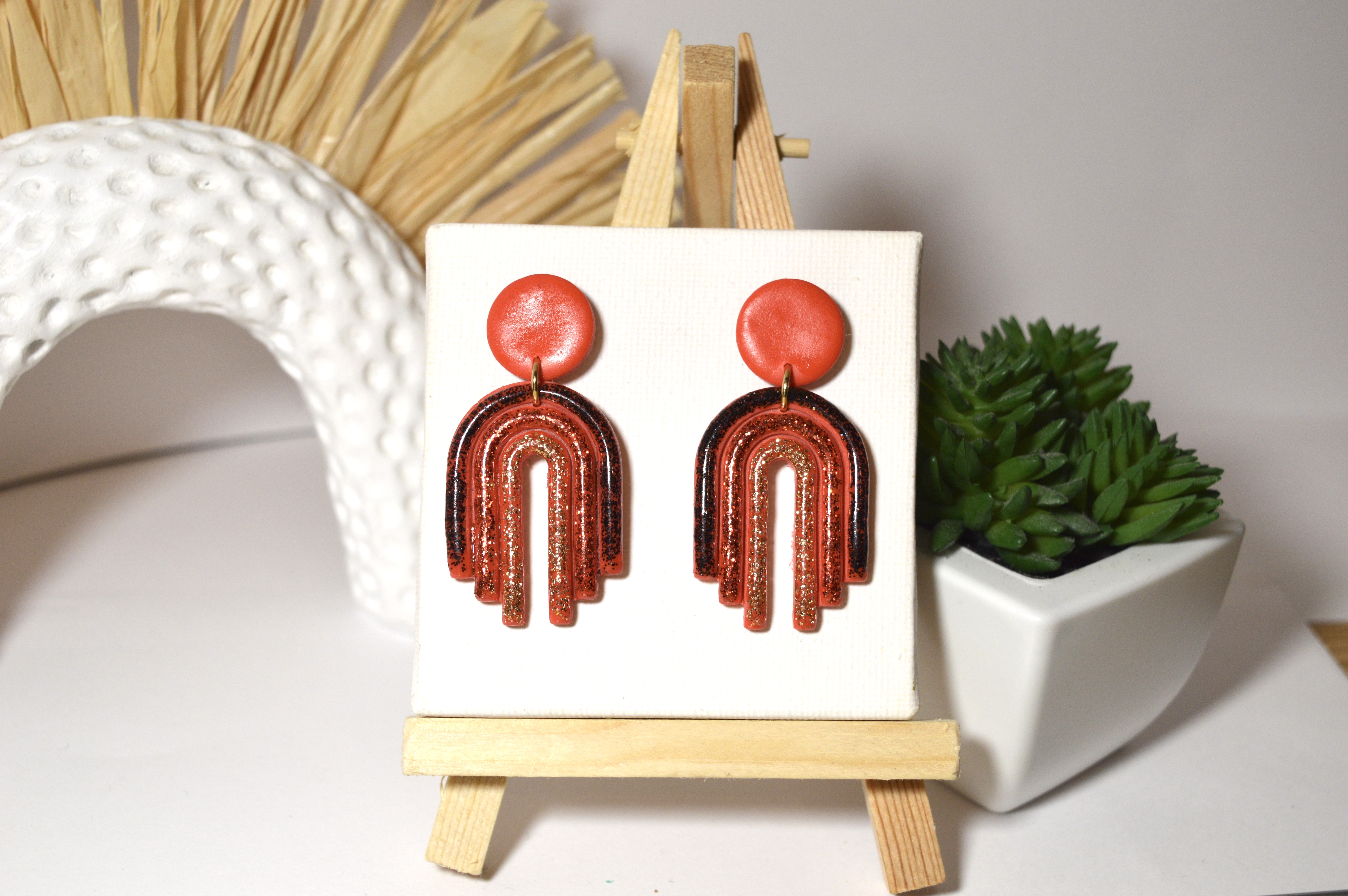 Boucles d'oreilles Ginette Red carpet