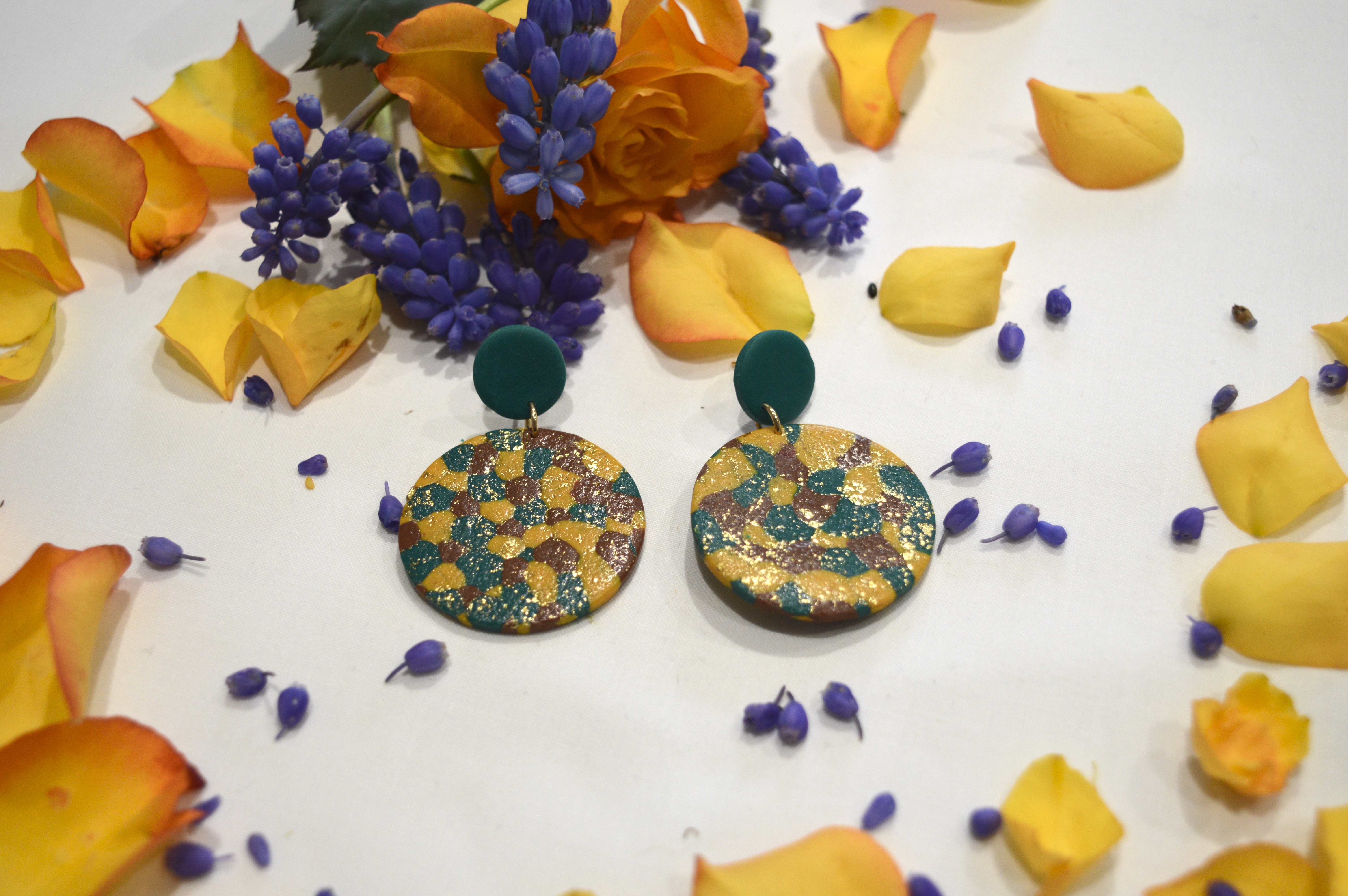 Boucles d'oreilles Micheline savane