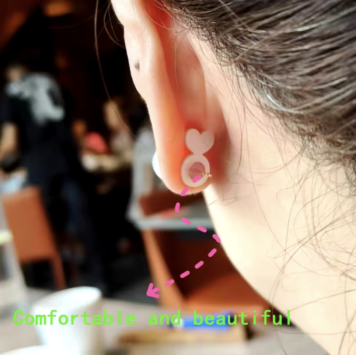 Réhausseur de boucles d’oreilles