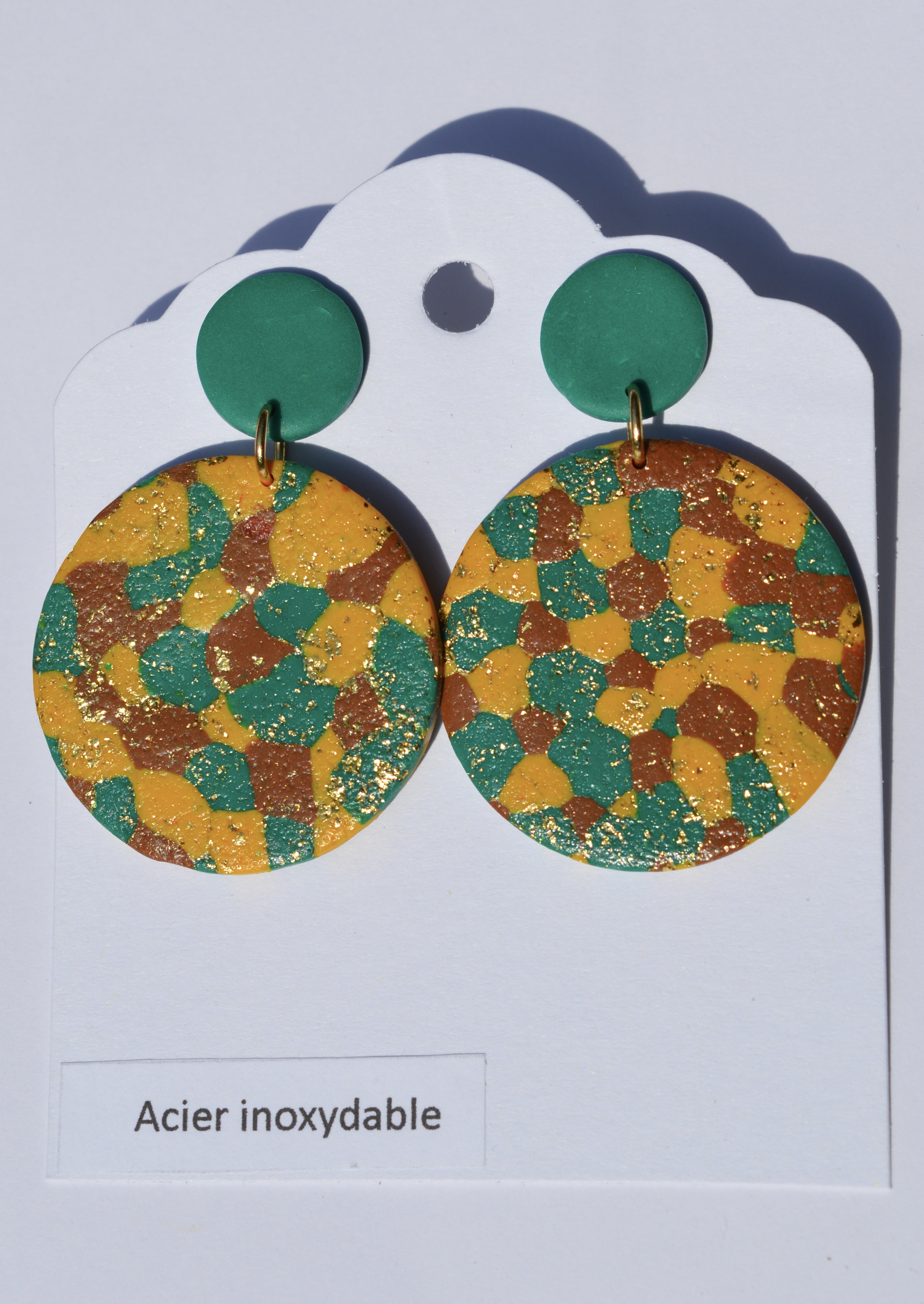 Boucles d'oreilles Micheline savane