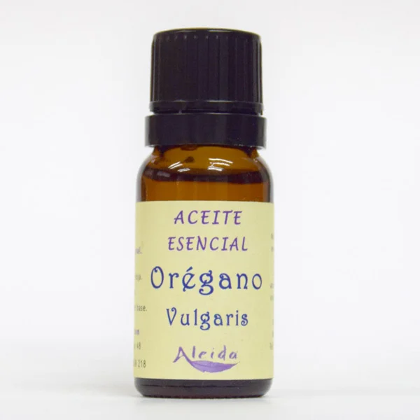 Aceite Esencial de Orégano Vulgaris Ecológico.