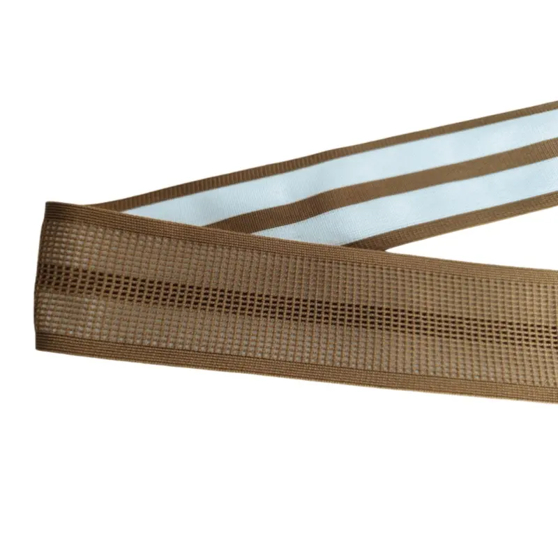 Knitting webbing belt