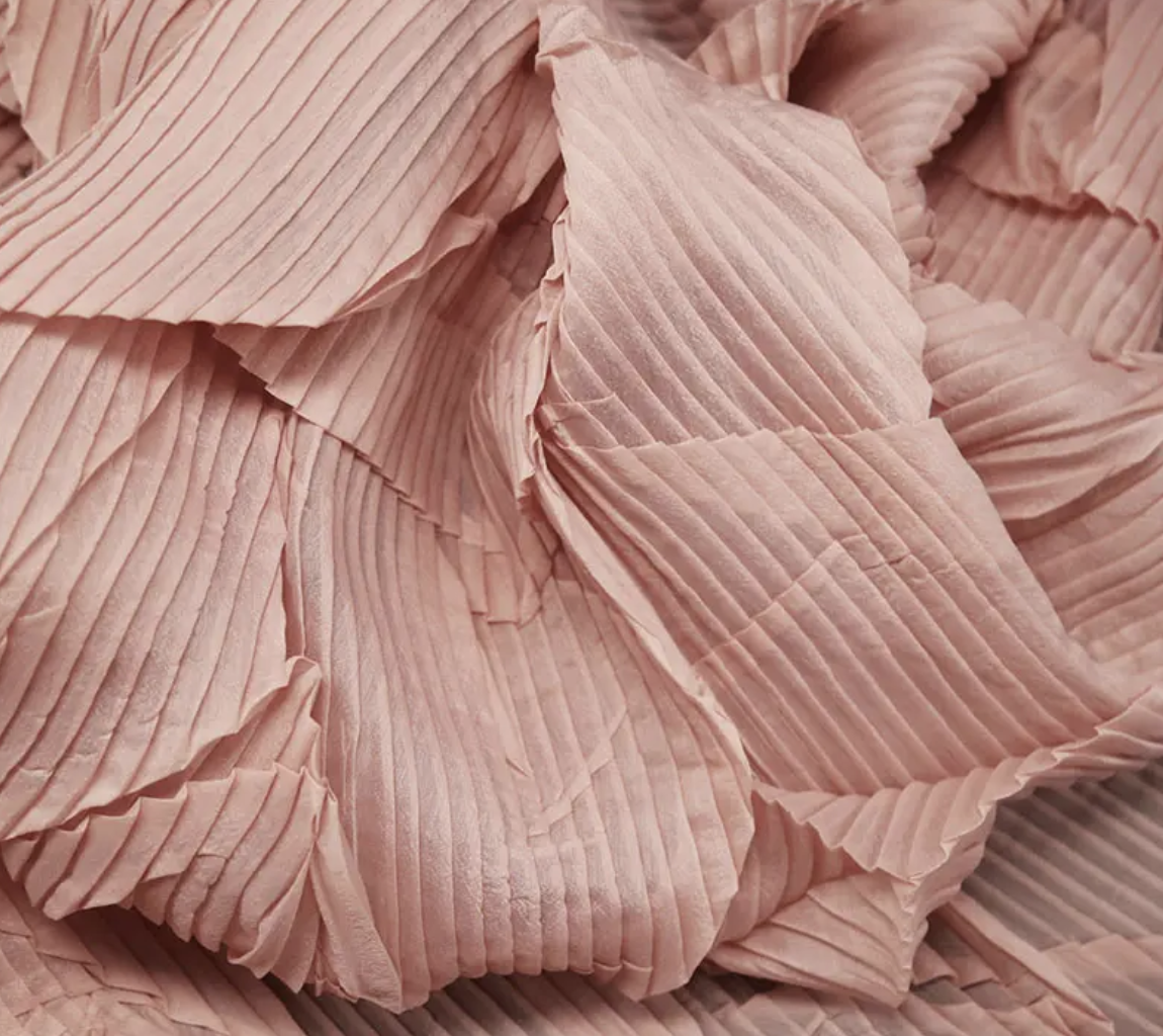 Elegant Pleated Satin Dress