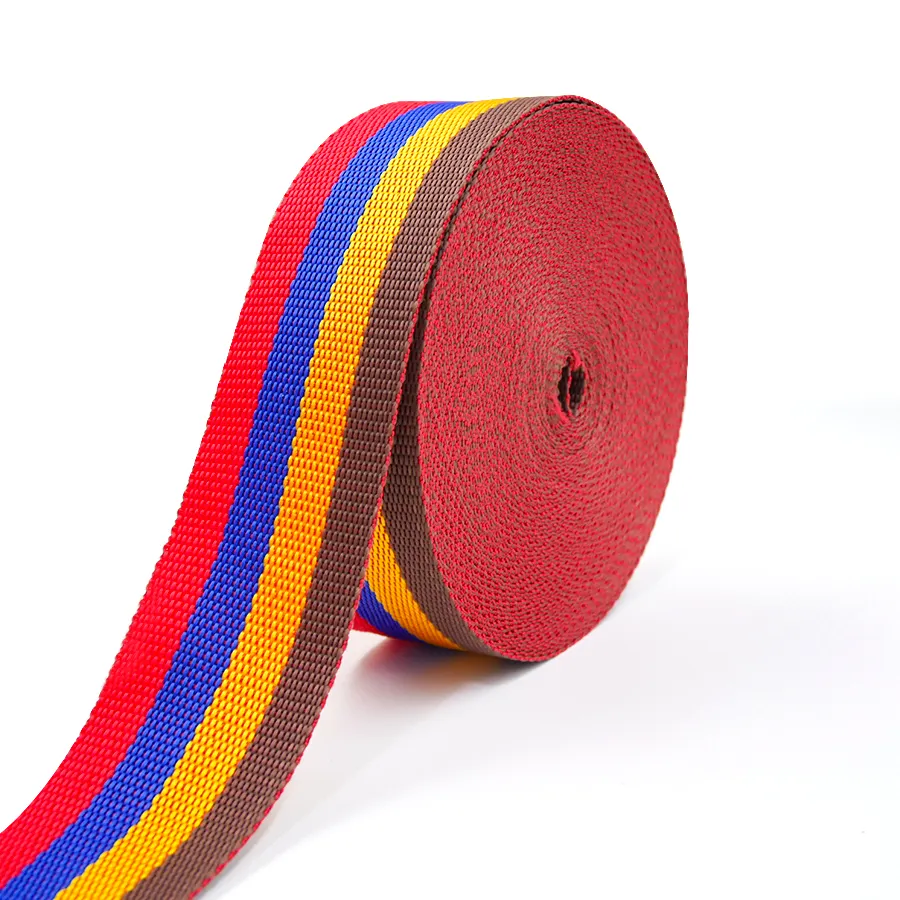 Multi-Colored Webbing Strap