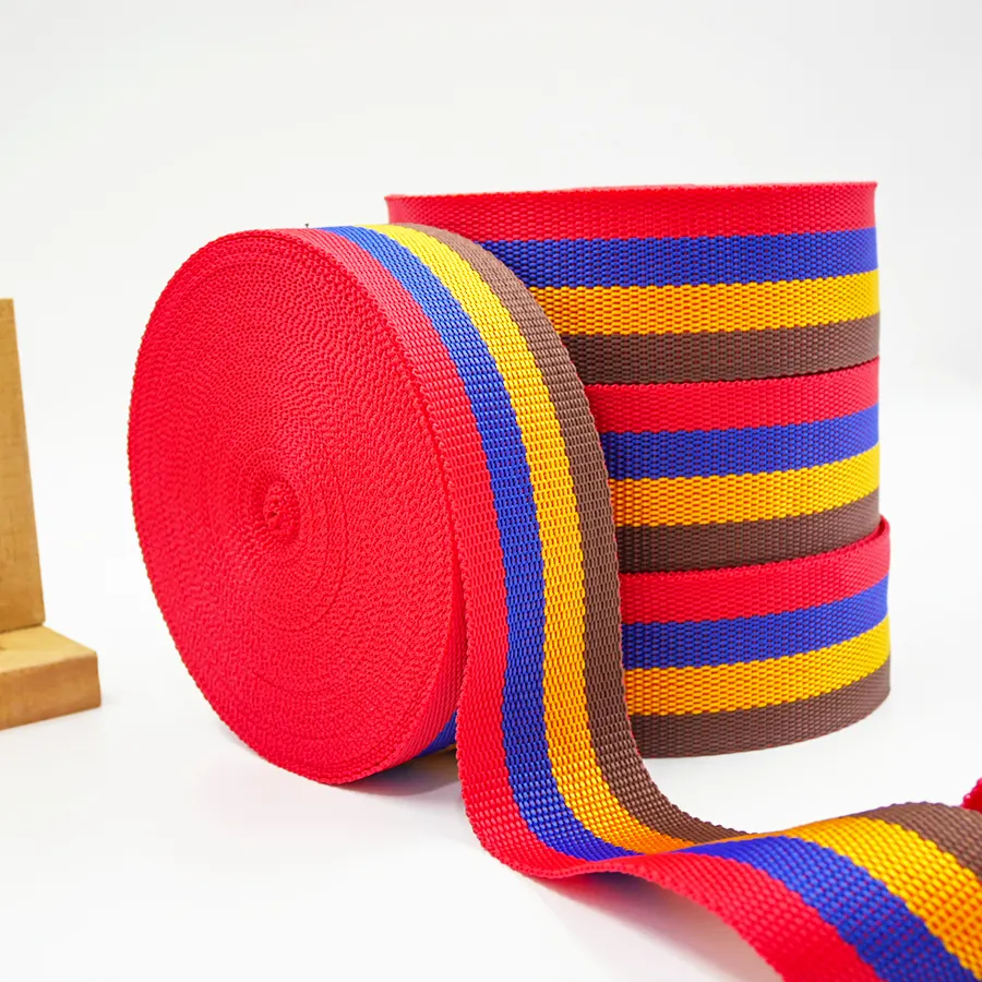 Multi-Colored Webbing Strap