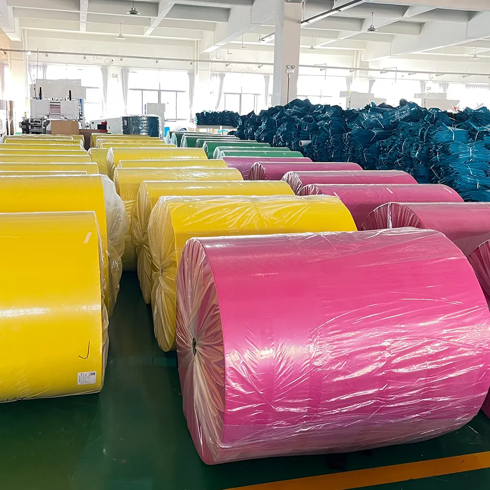 Colourful Fabric Rolls