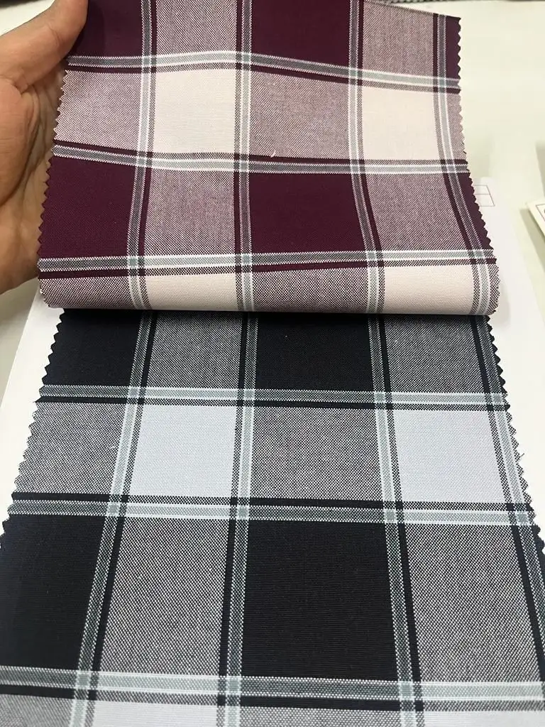 Plaid Fabric Swatch