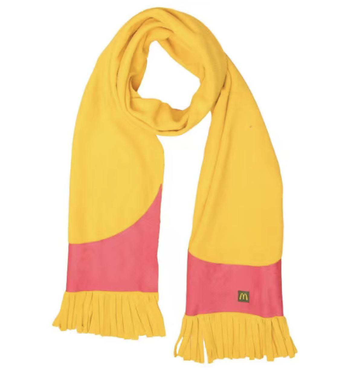 McDonald's Inspired Yellow and Red Scarf