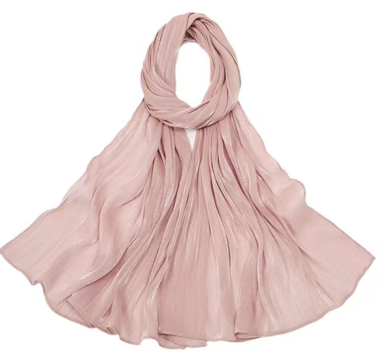 Elegant Light Pink Scarf