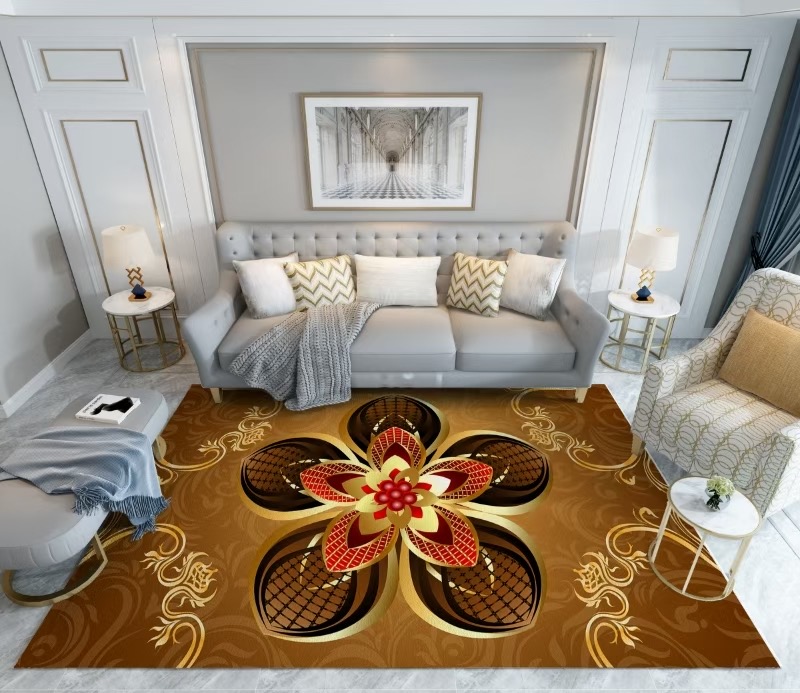 Floral Pattern Area Rug