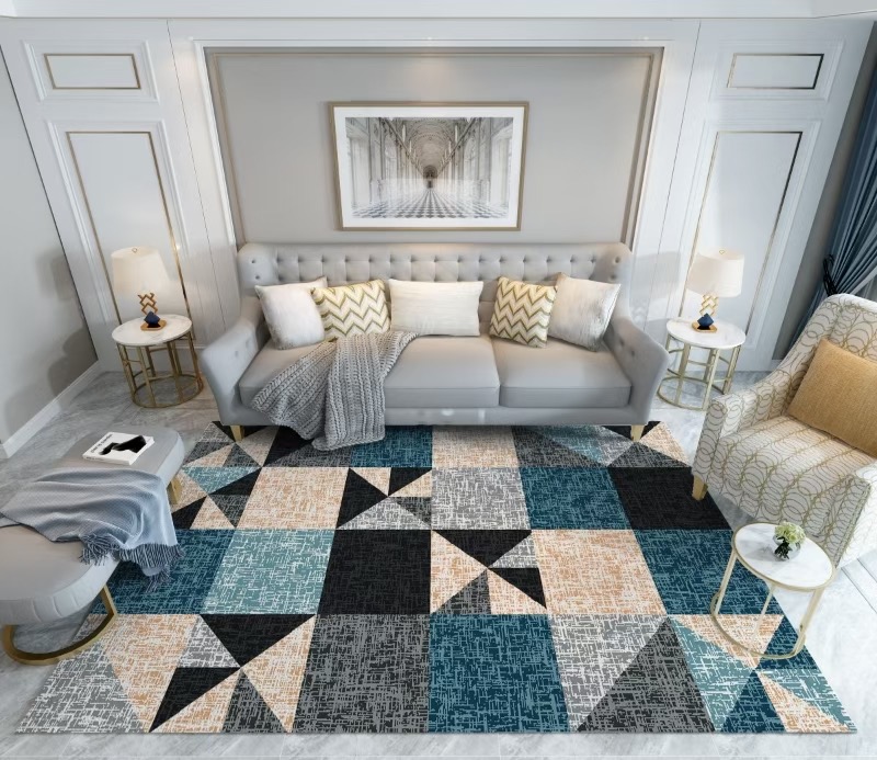 Geometric Pattern Area Rug