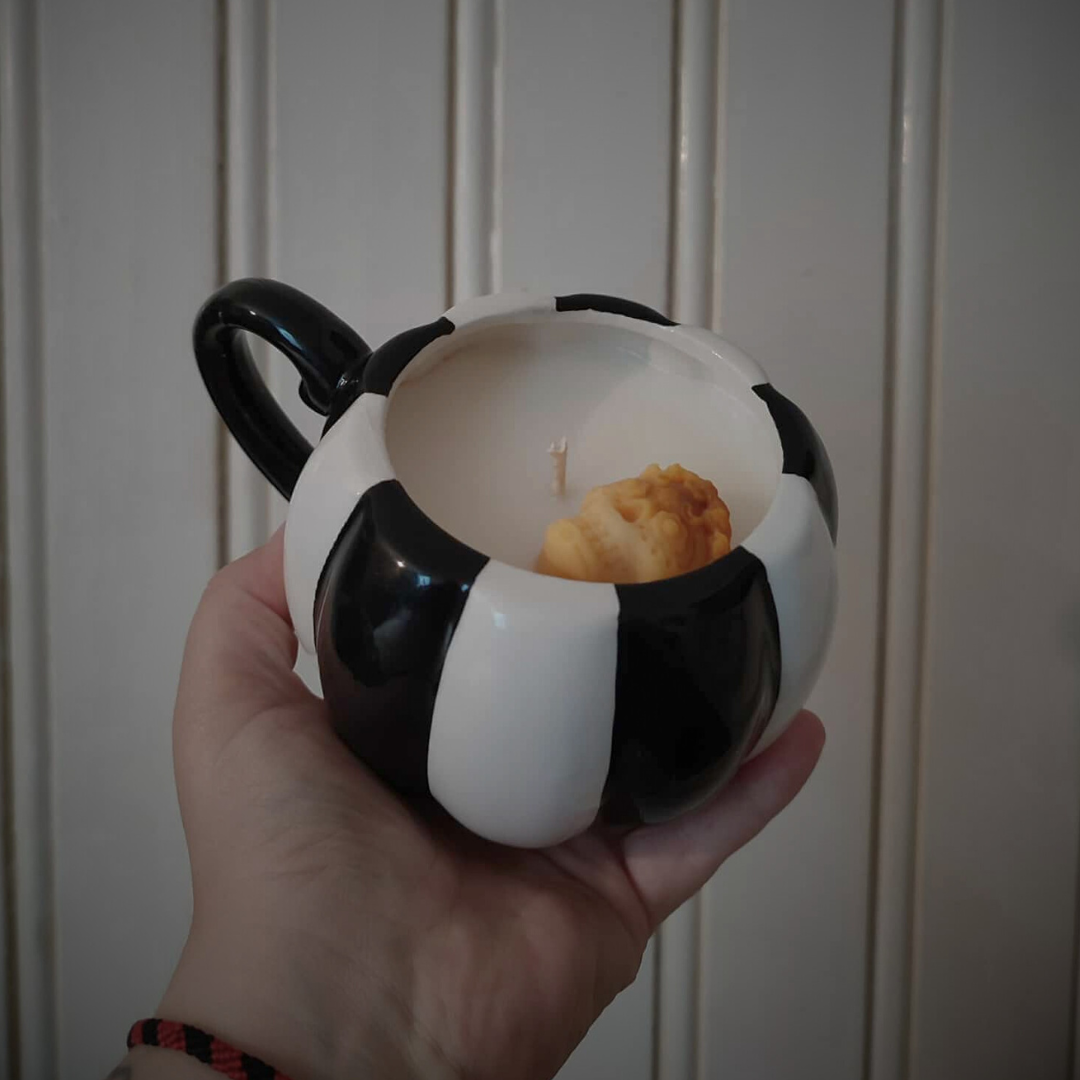 Bougie • Mug citrouille