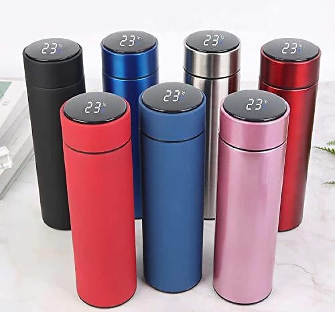 Temperature Display Stainless Steel Water Bottle