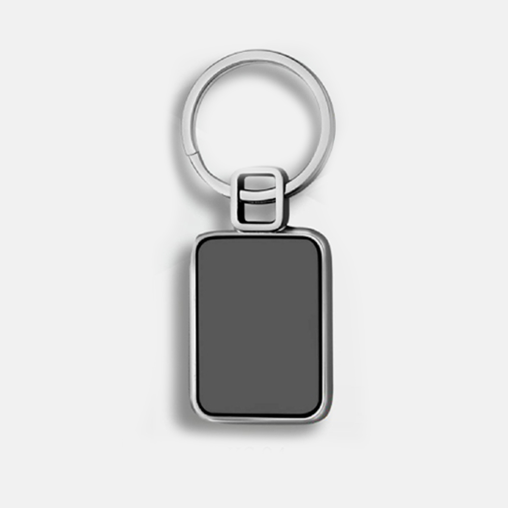 Squire Shape Metal Keychain