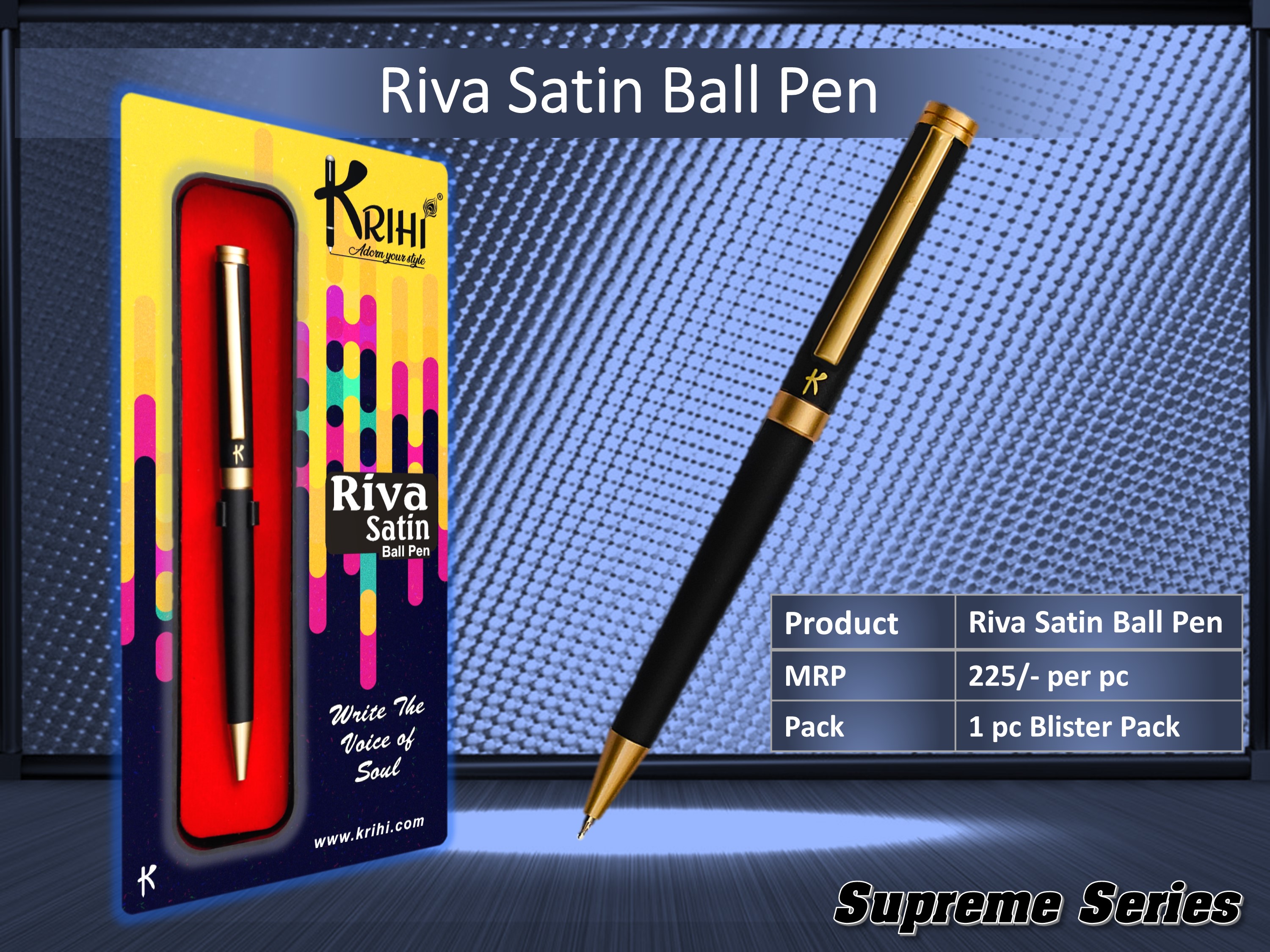 Riva Satin Ball Pen