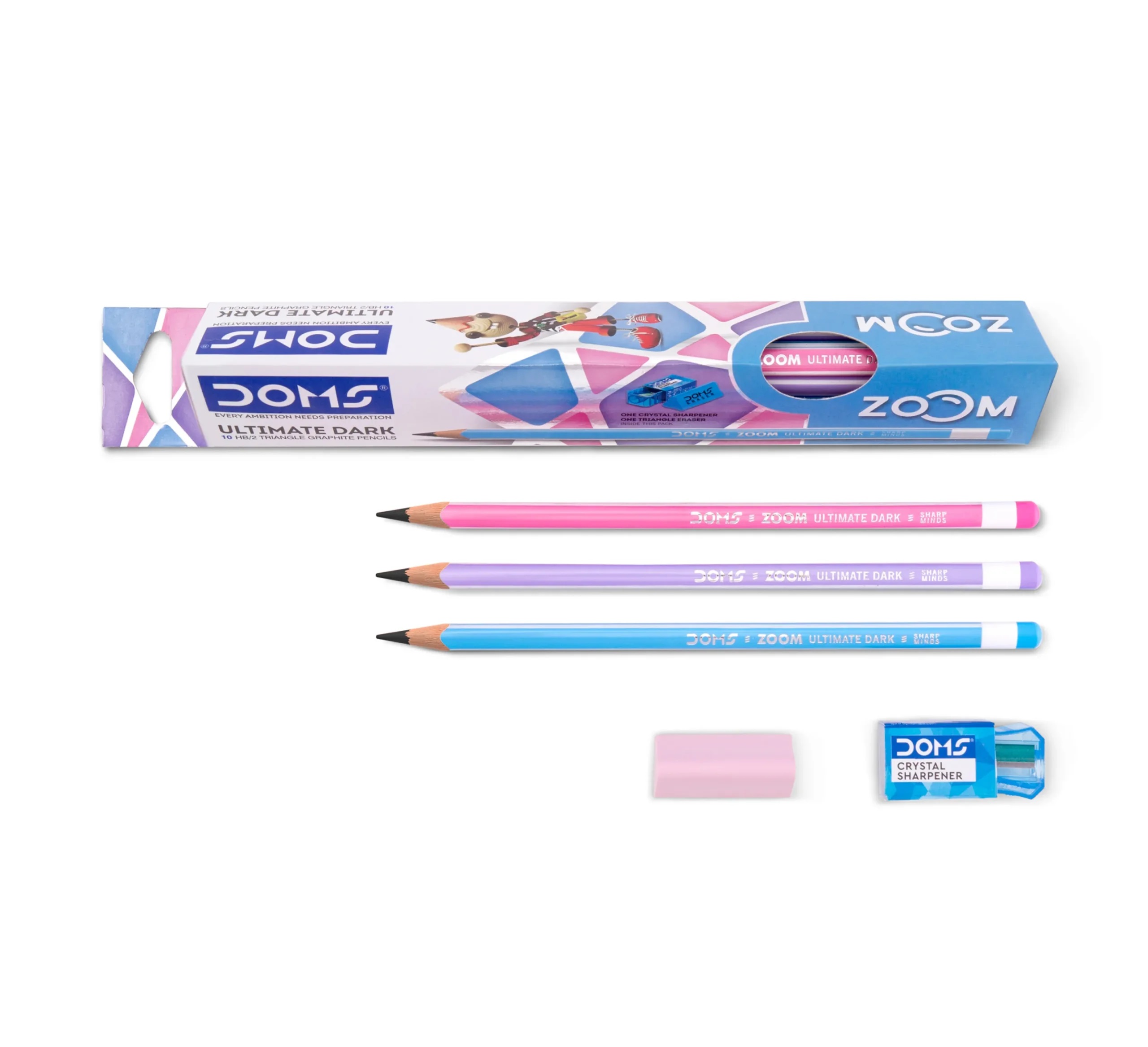 DOMS Ultimate Dark Zoom Pencil Set