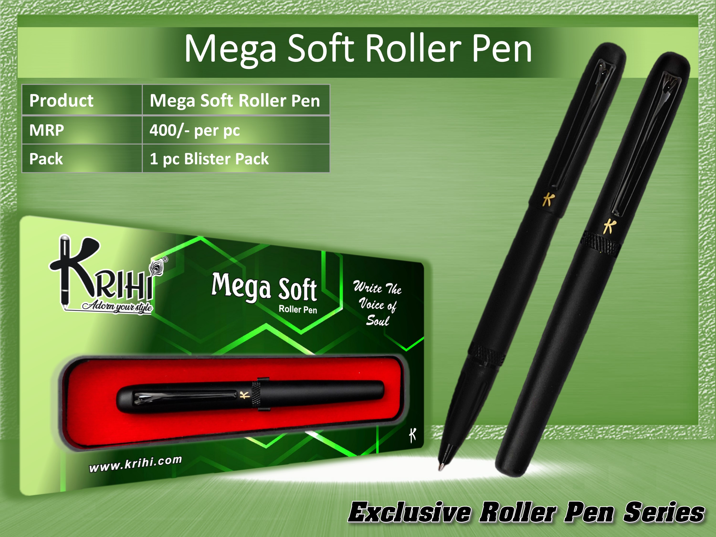 Mega Soft Roller Pen