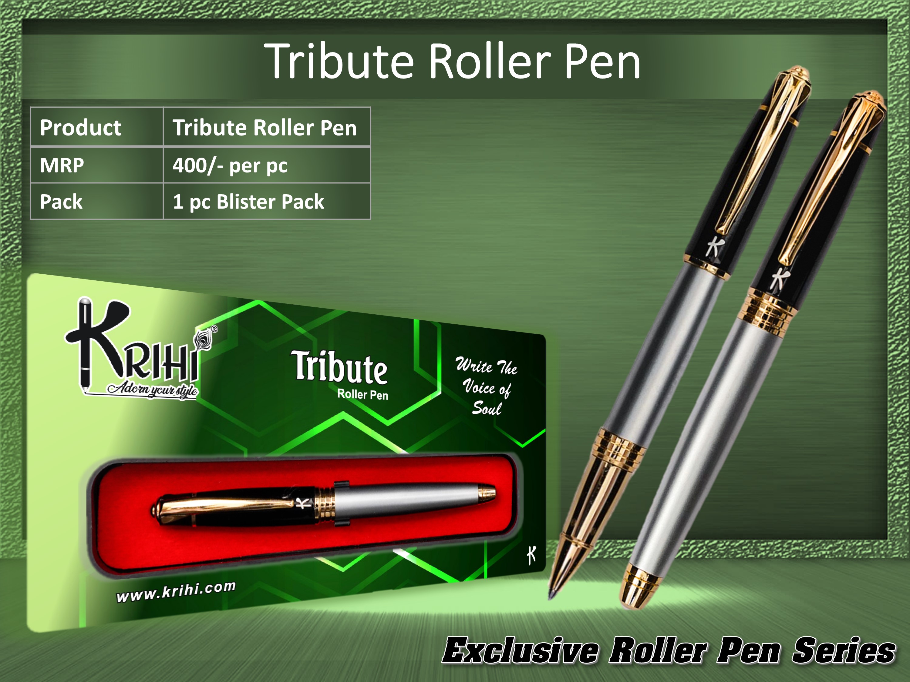 Tribute Roller Pen