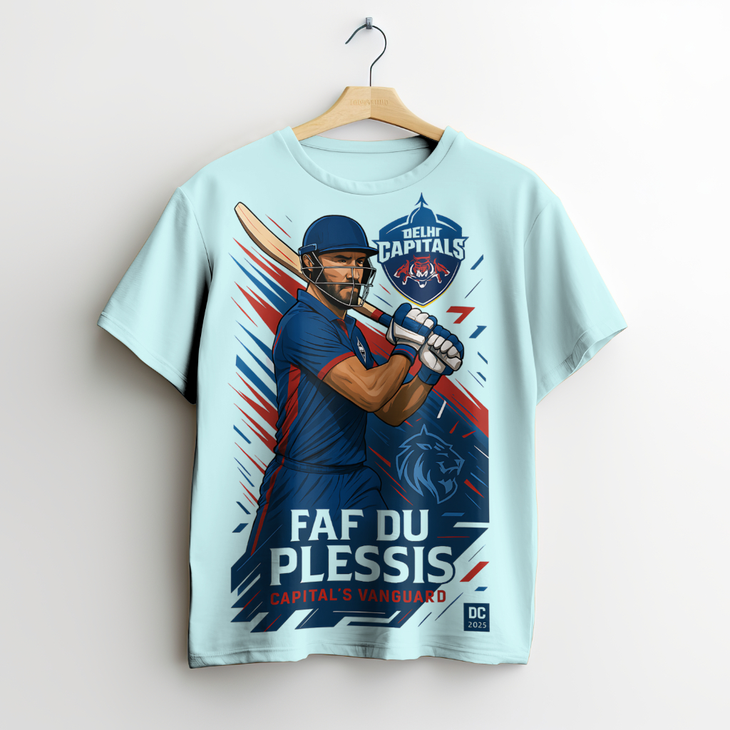 Cricket Player Graphic T-Shirt