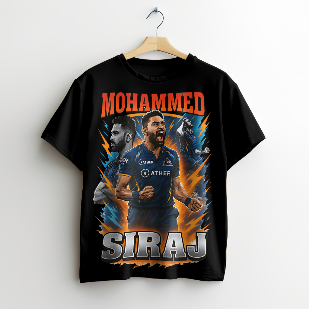 Mohammed Siraj Graphic T-Shirt