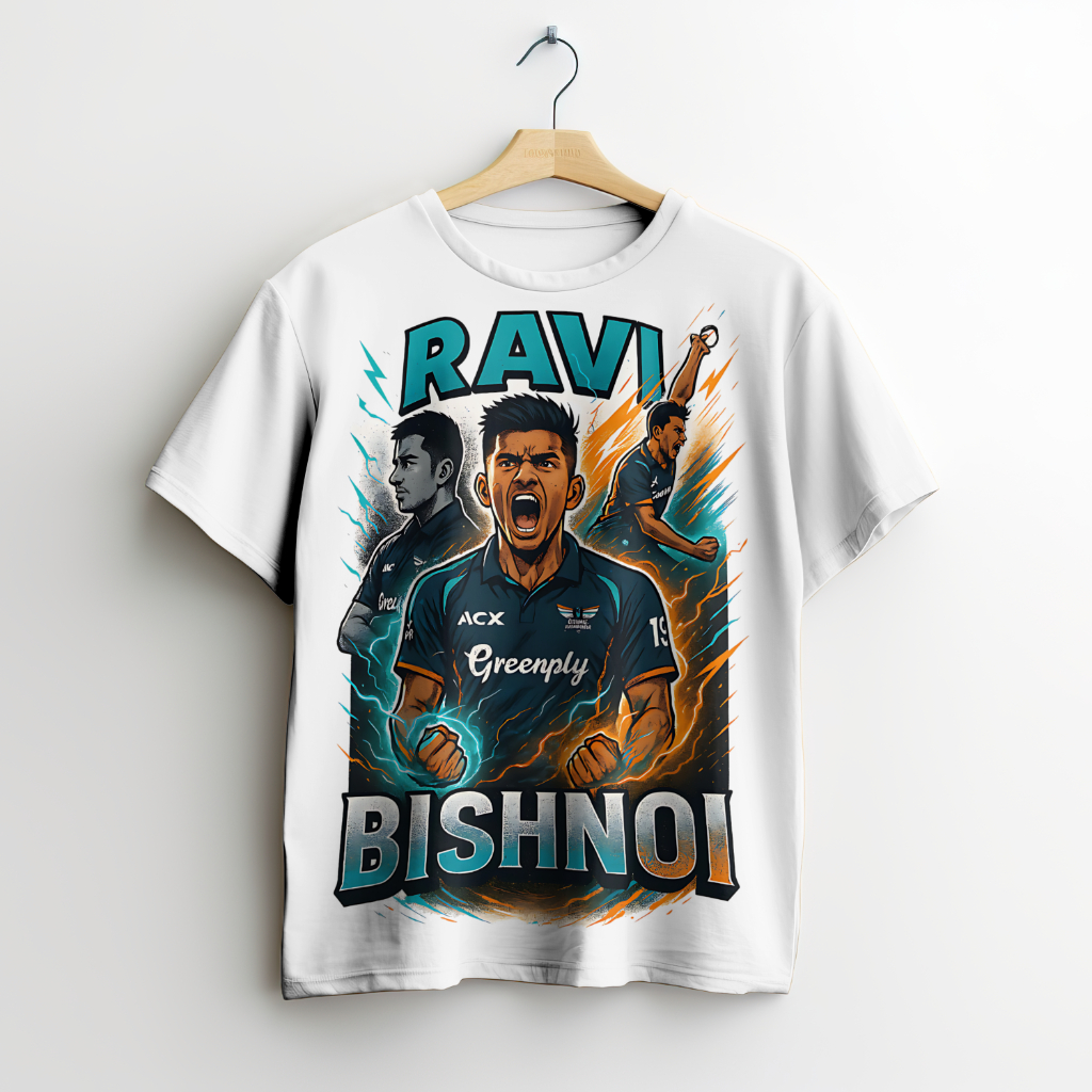 Ravi Bishnoi Graphic T-Shirt