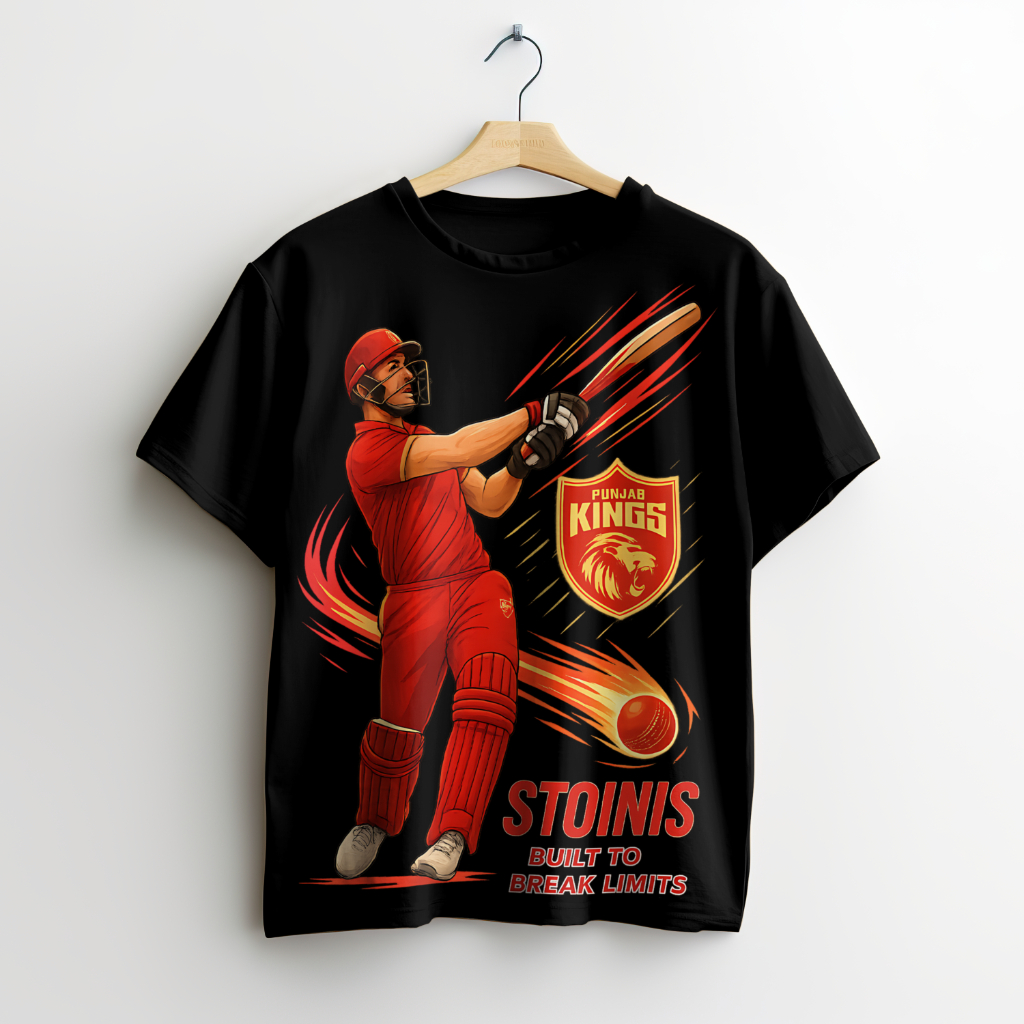 Punjab Kings Cricket T-Shirt