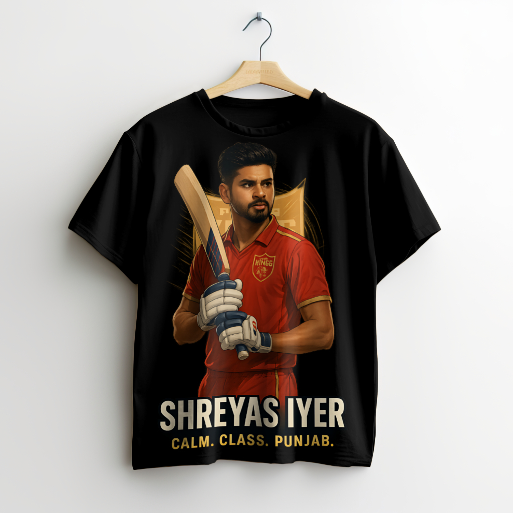 Shreyas Iyer Graphic T-Shirt