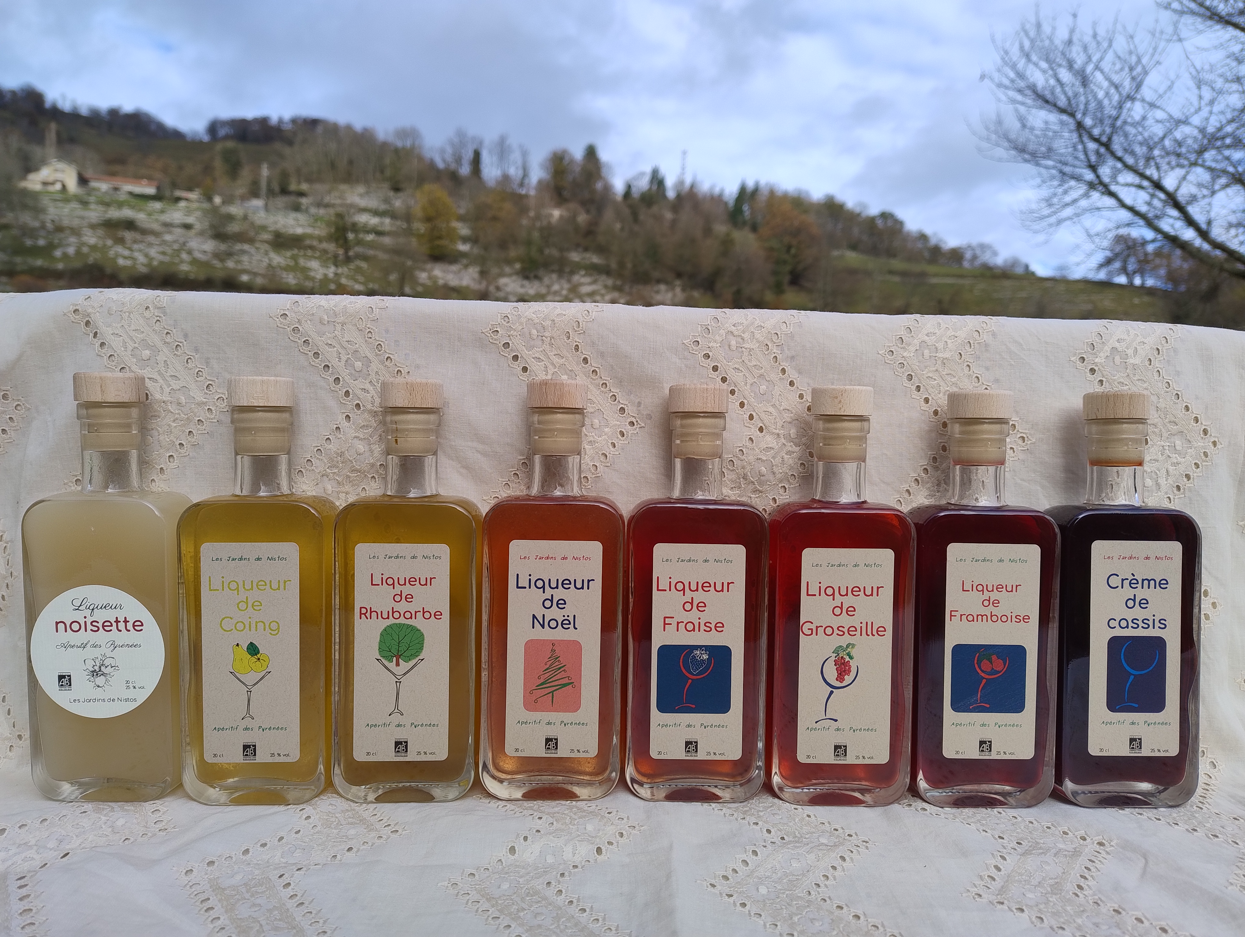 Liqueurs de fruits et plantes aromatiques