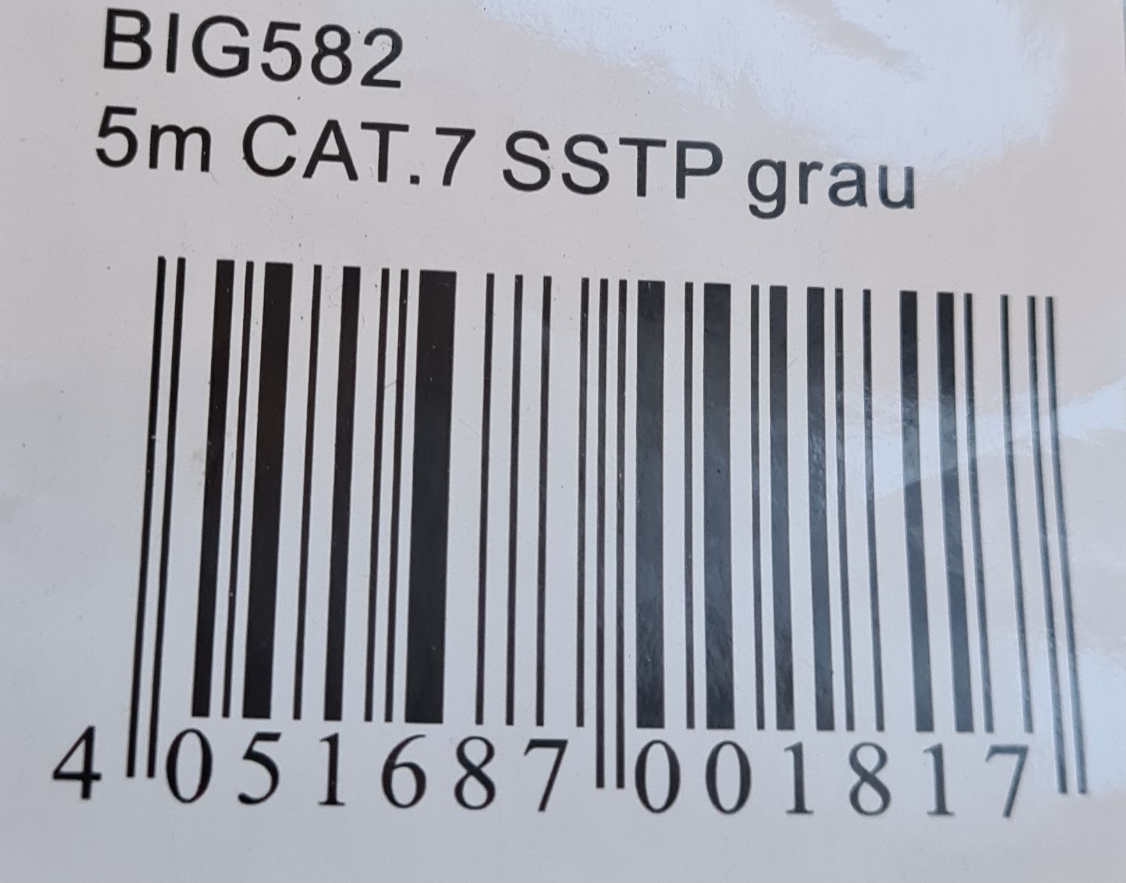 Netzwerkkabel CAT 7 Patchkabel LAN DSL Ethernet 5m